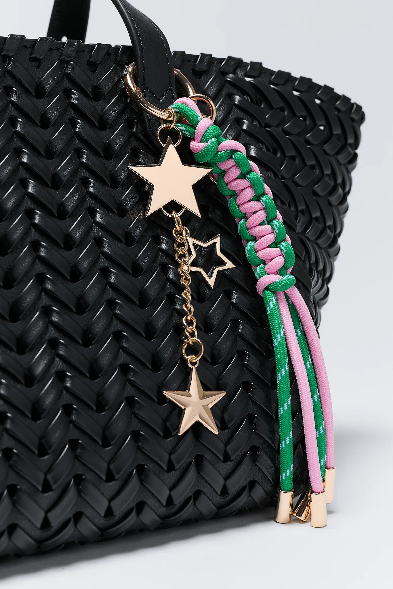 Astrid Green Braided Bag Charm