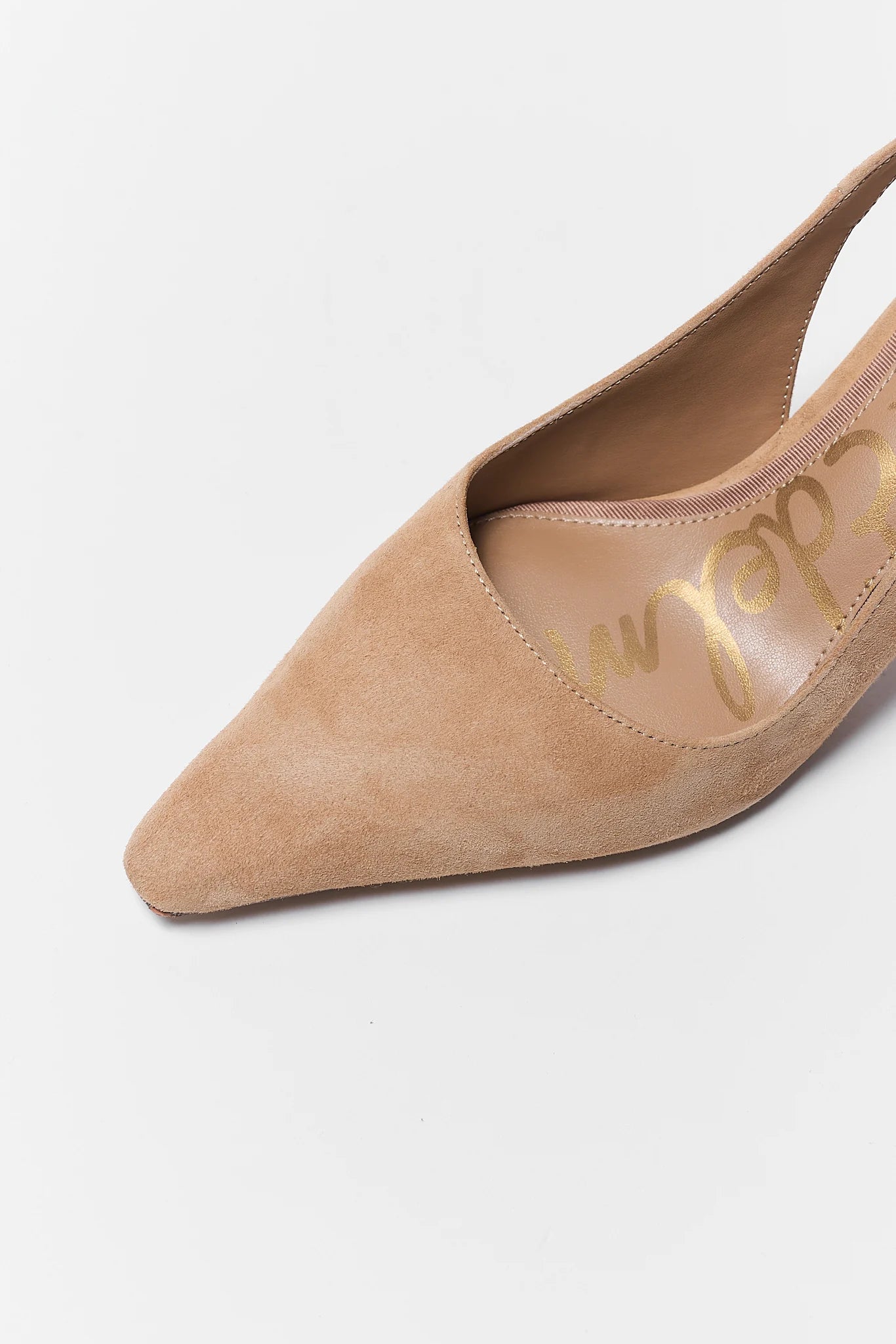 Bianka Tan Suede Slingback Pumps by Sam Edelman