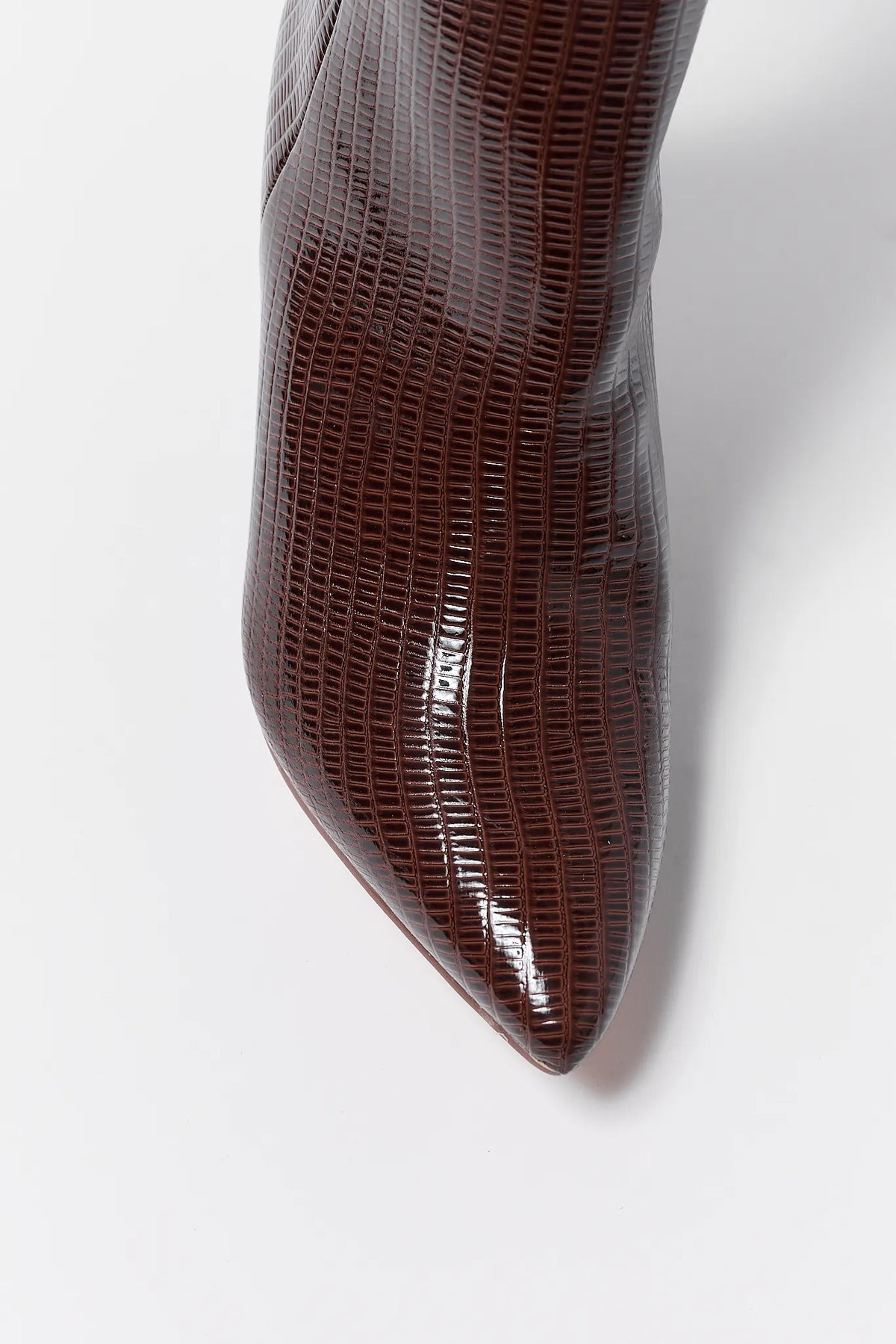 Brown Pointed Toe Boot
