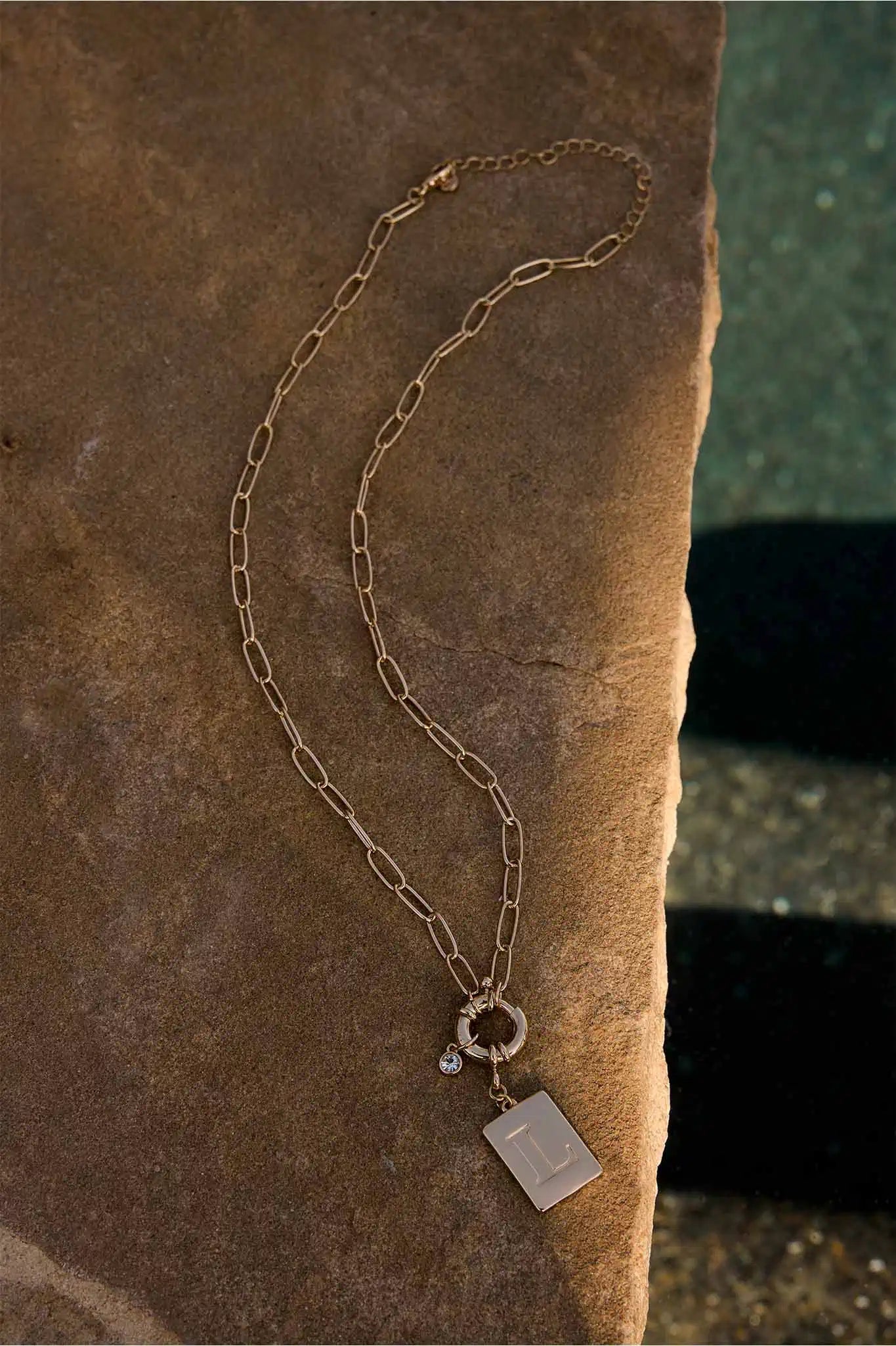 Charm Initial Necklace