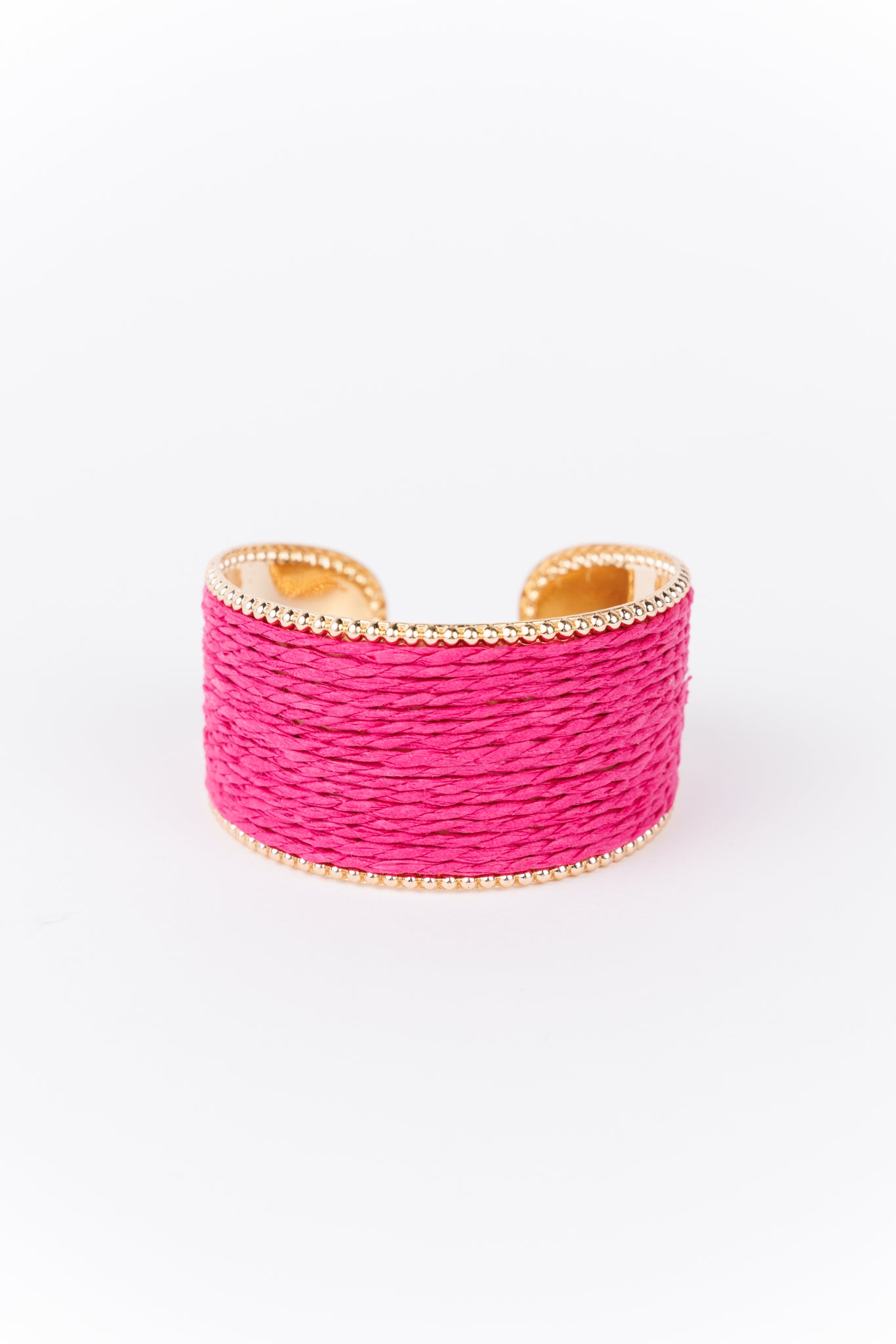 Tracey Cuff Bracelet- Fuchsia