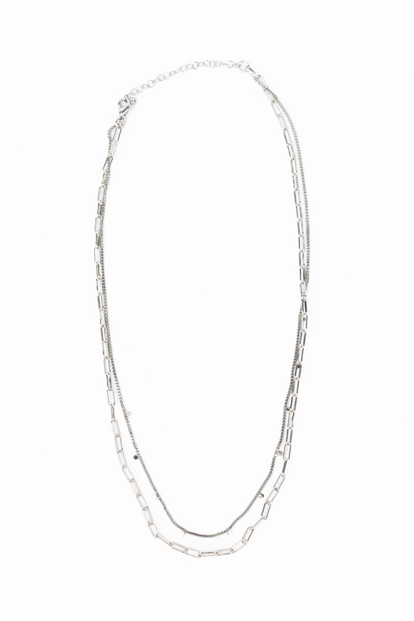 Margaret Necklace Set- Silver