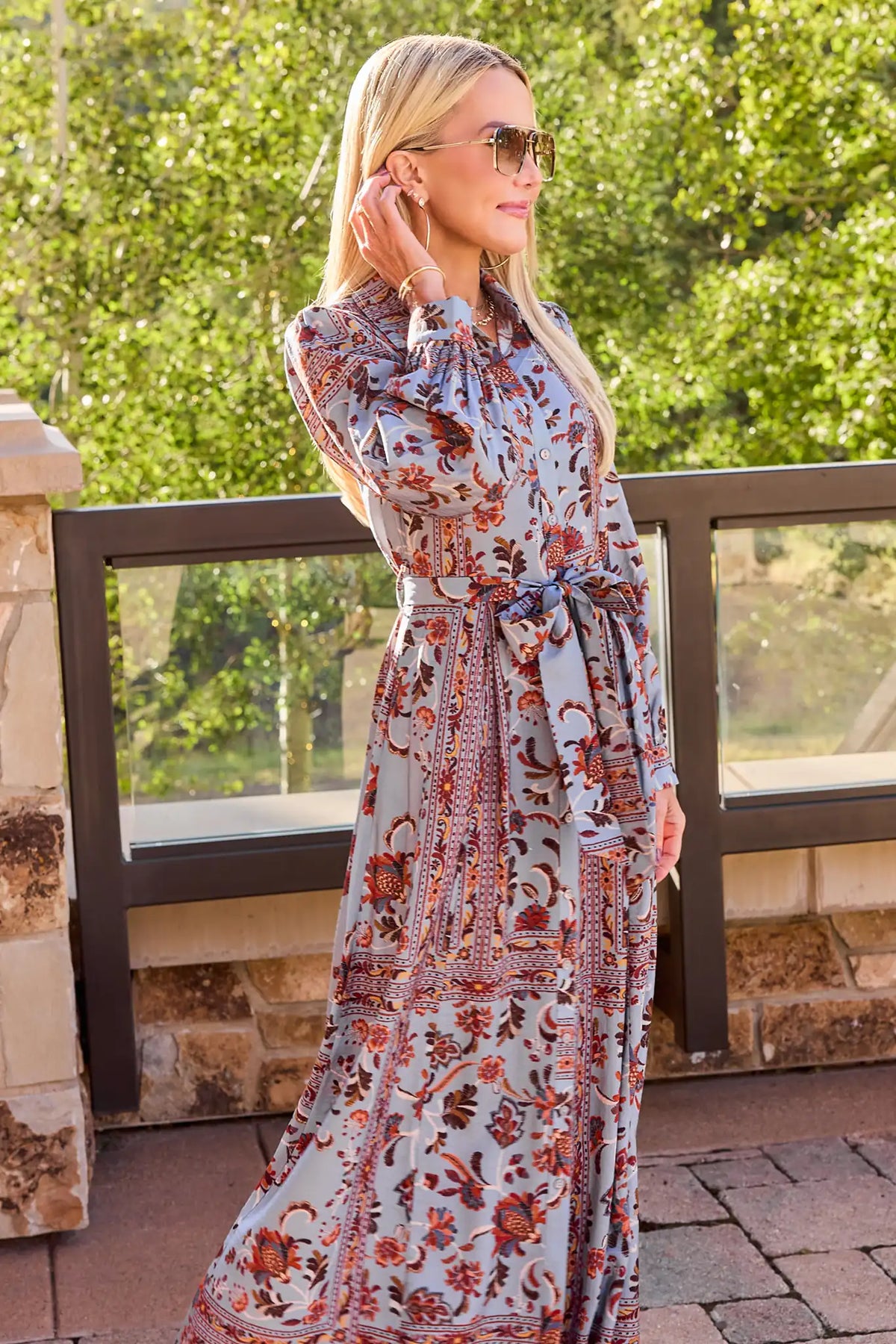 Effie Grey Floral Maxi Dress