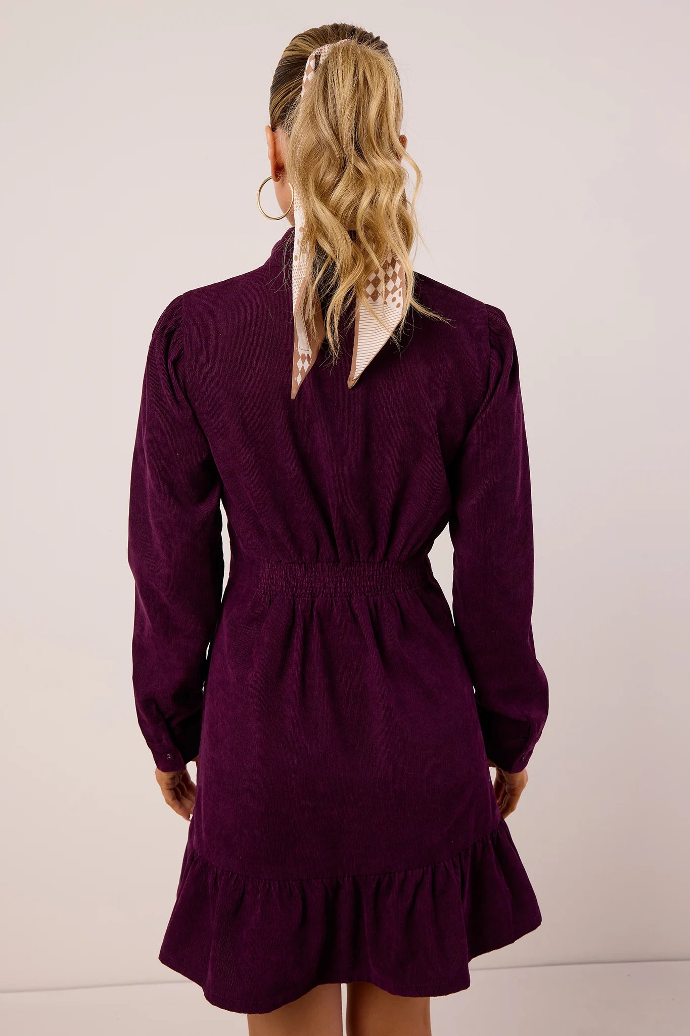 Elizabeth Dress- Eggplant