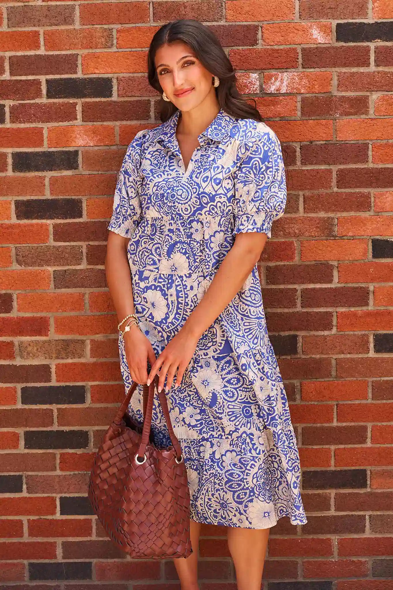 Ella Dress- Blue