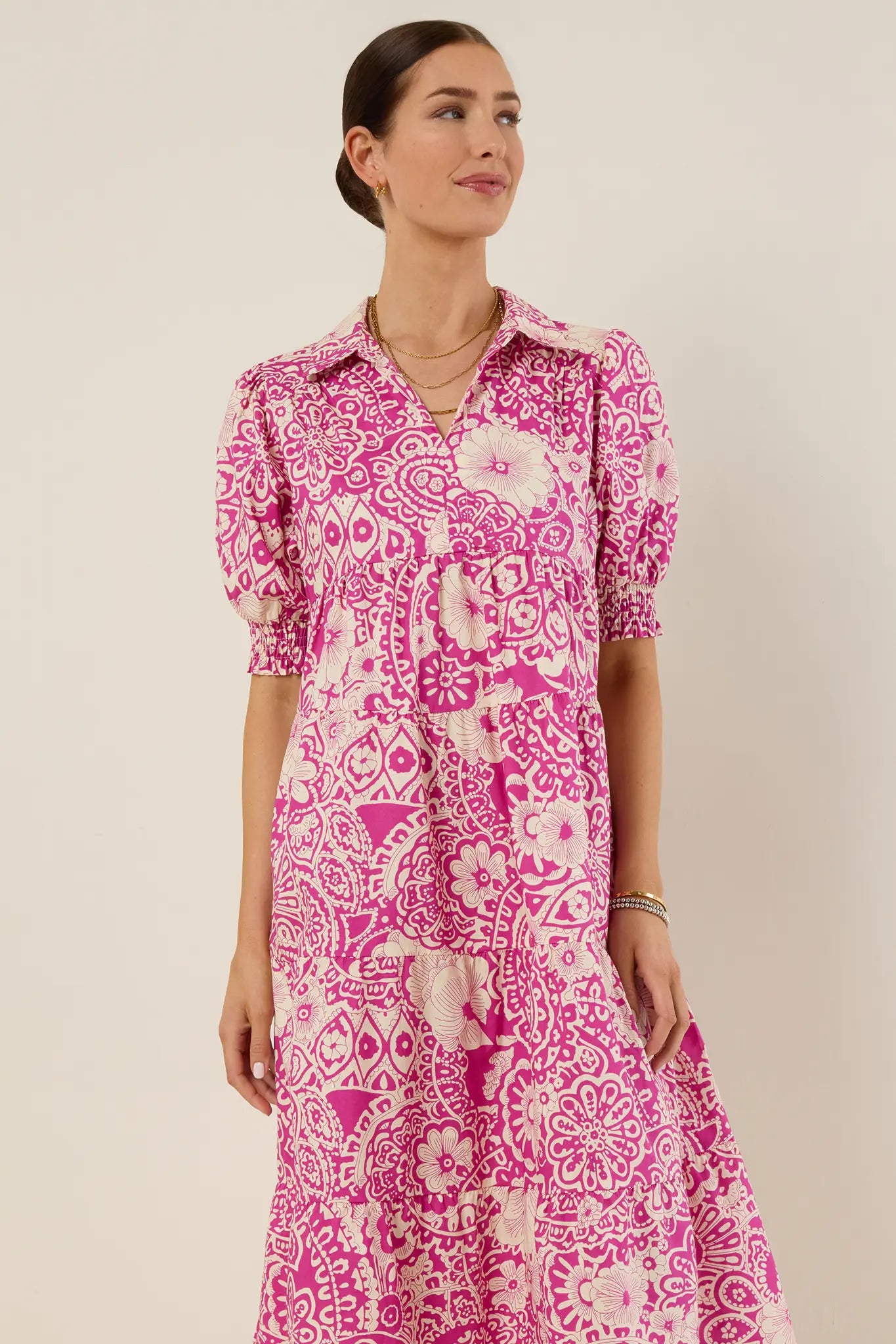Ella Dress- Magenta