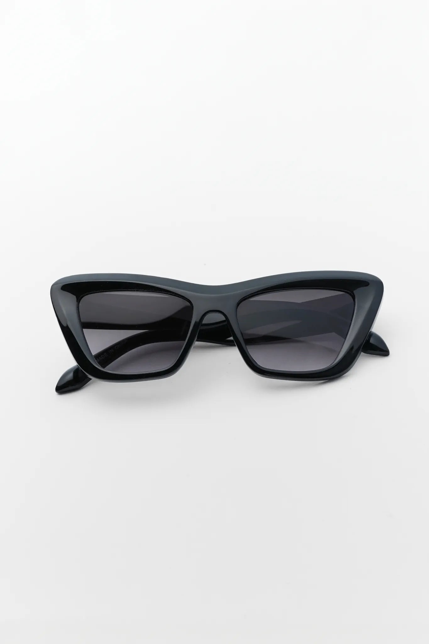 Emmy Black Square Sunglasses