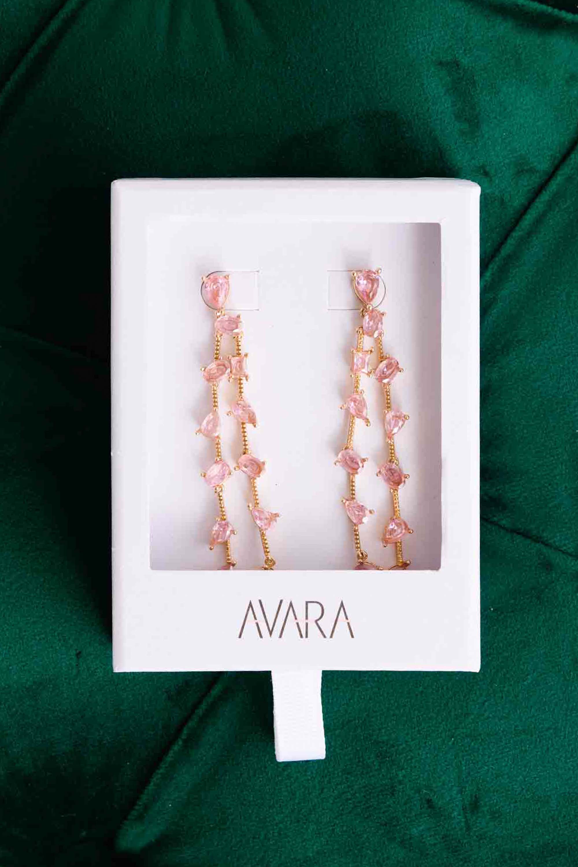 Celeste Earrings- Pink