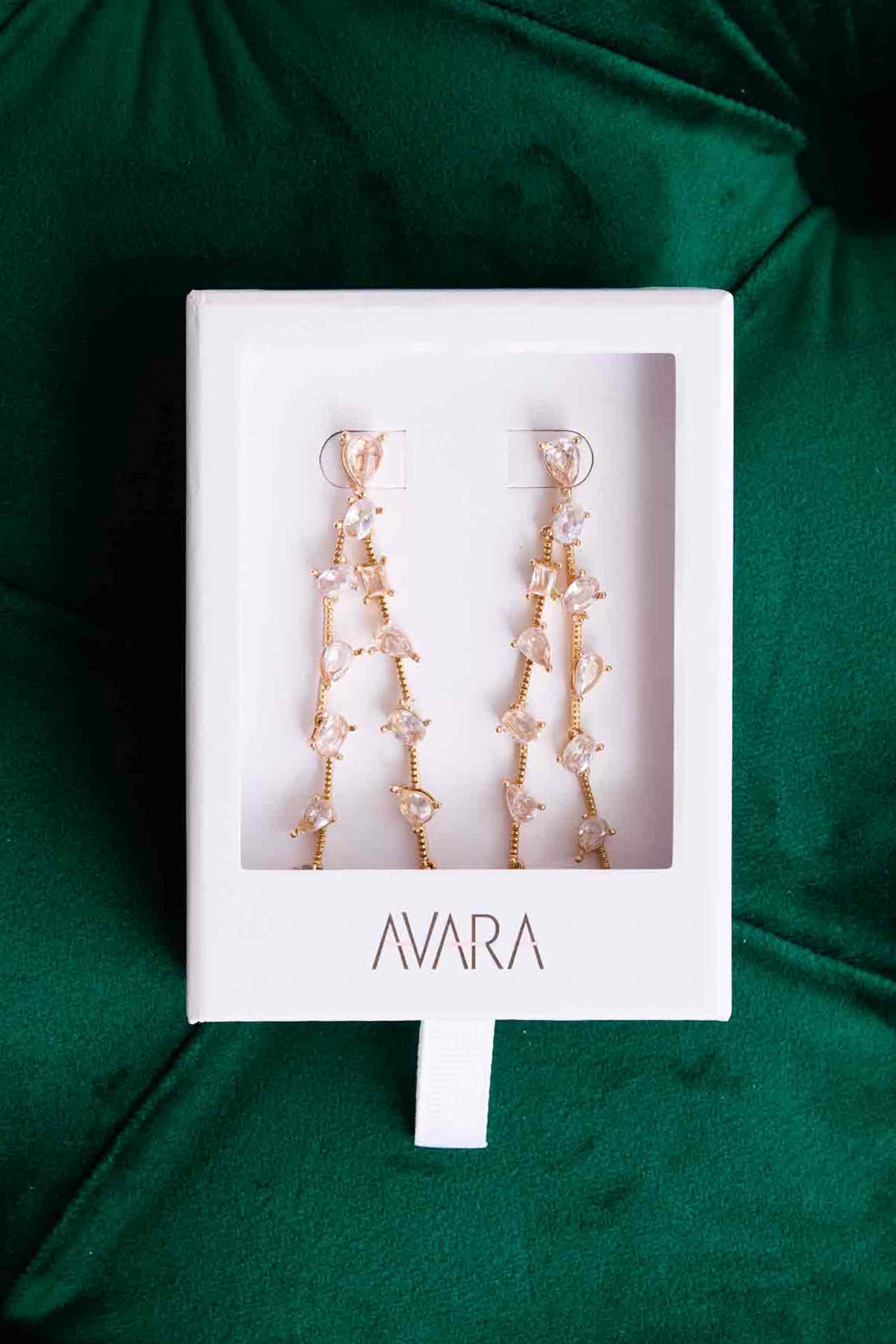 Celeste Earrings- White