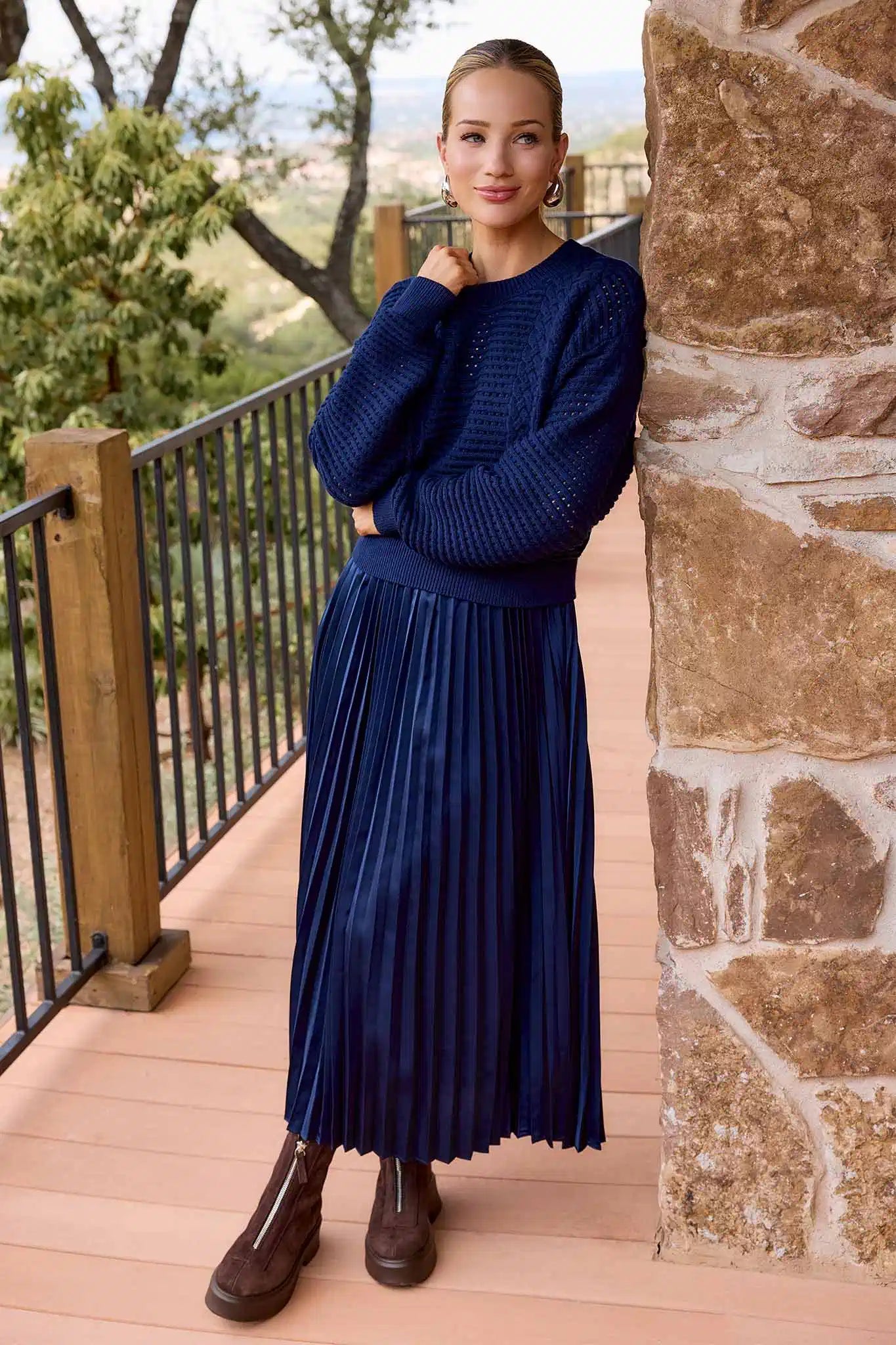 Gabbie Dress- Navy