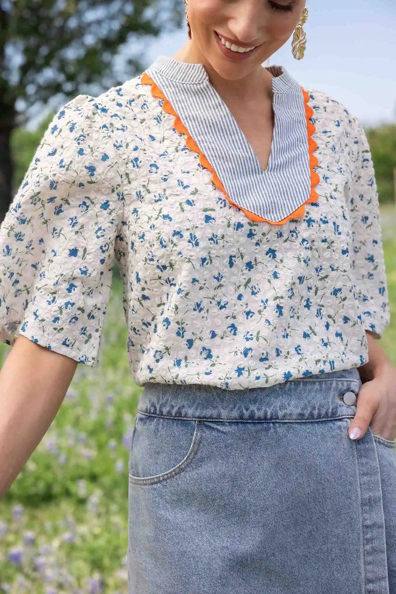 Gwen Top- White