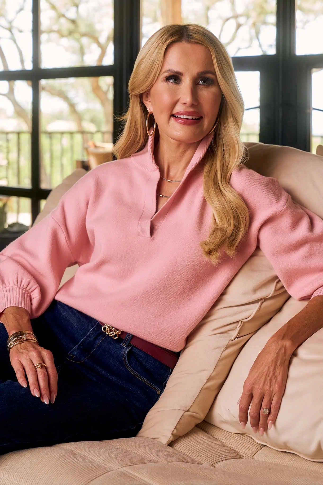 Gwyneth Sweater- Pink