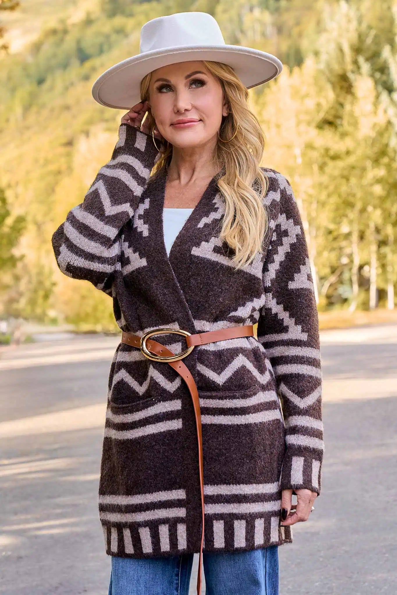 Helena Cardigan- Brown