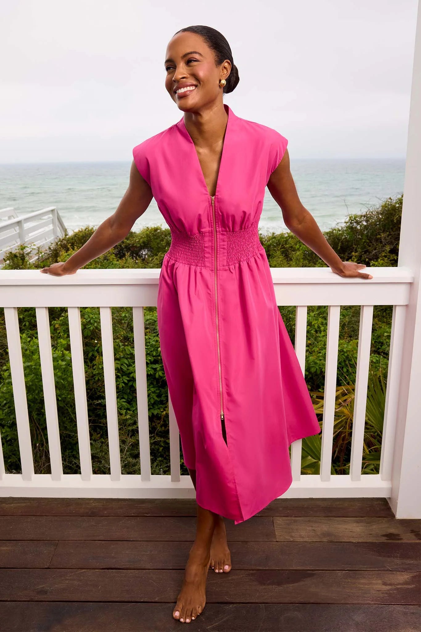 Collins Dress- Fuchsia