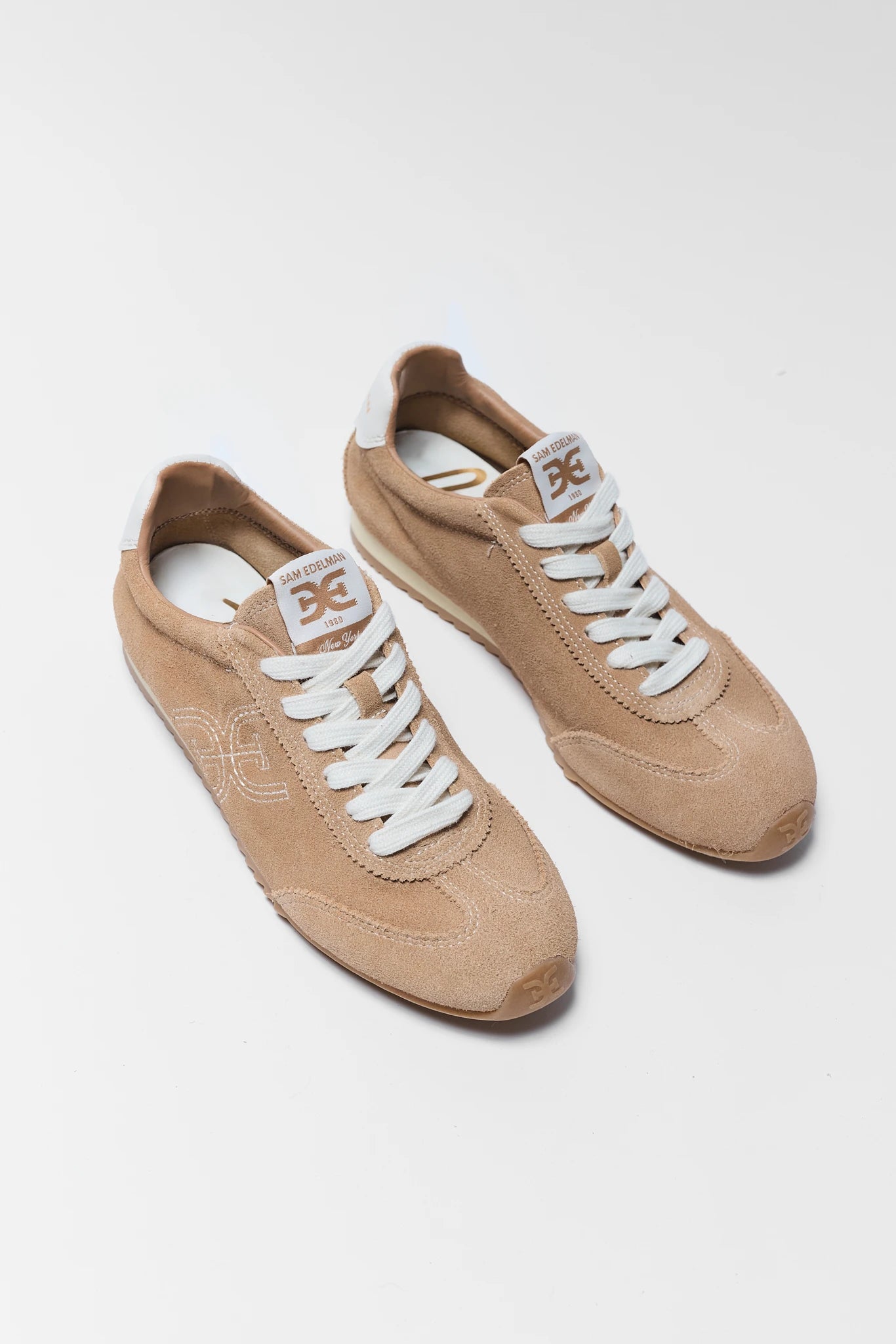 Isella Tan Suede Sneaker by Sam Edelman