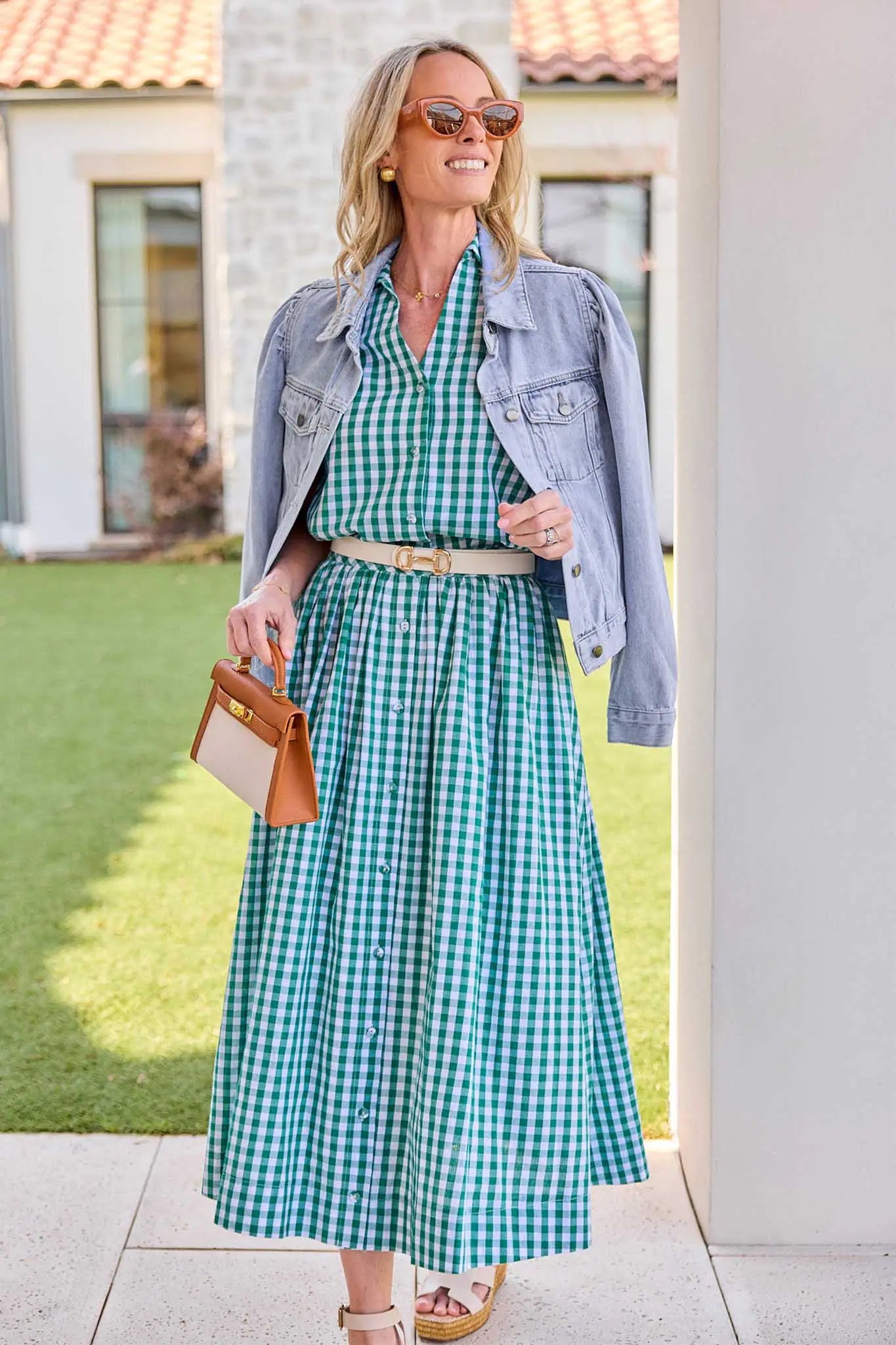 Ivy Green Gingham Top | Women's Clothing | Avara Ivy Green Gingham Top | Women's Clothing | Avara