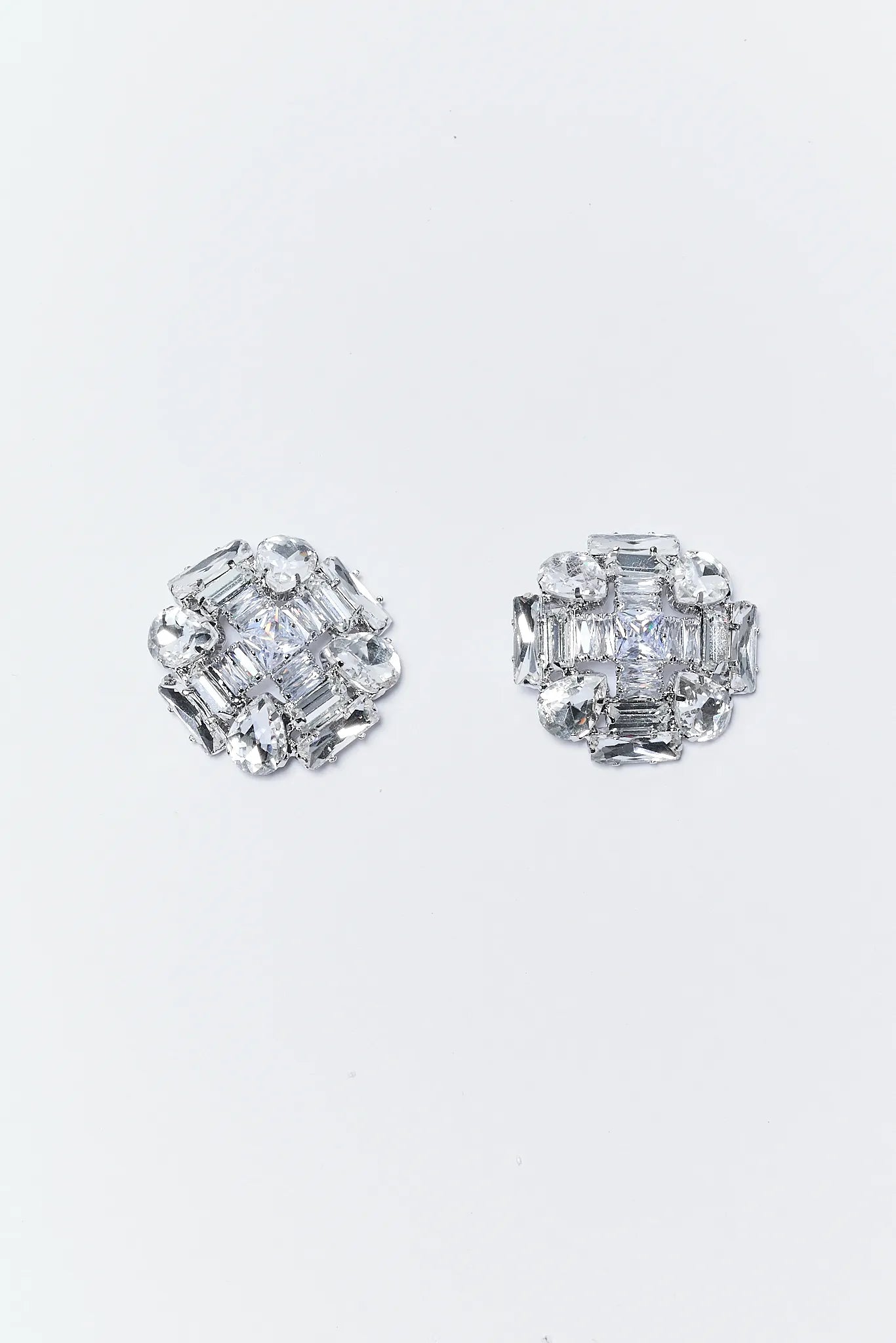 Janelle Rhinestone Stud Earrings