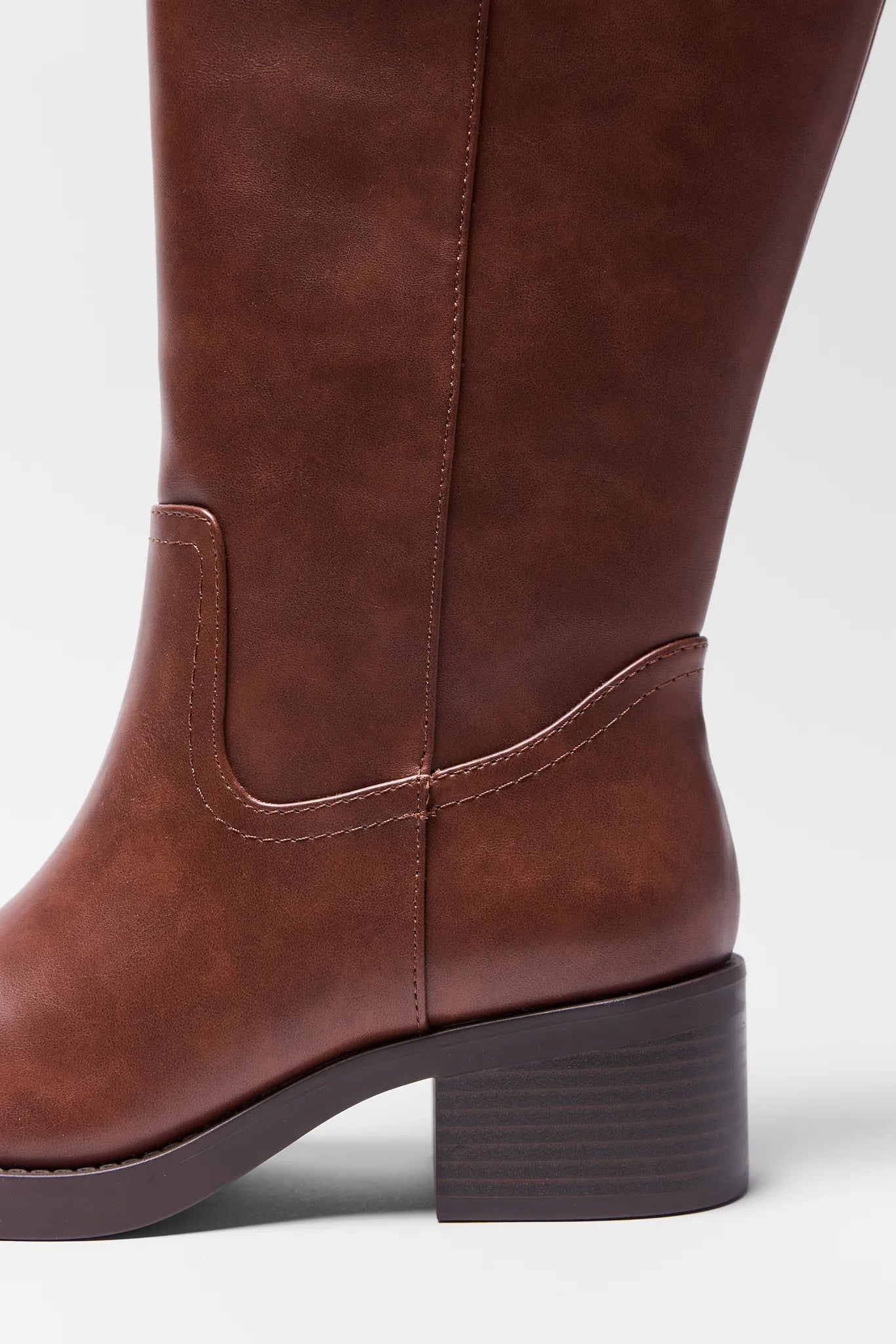 Kate Brown Faux Leather Boots