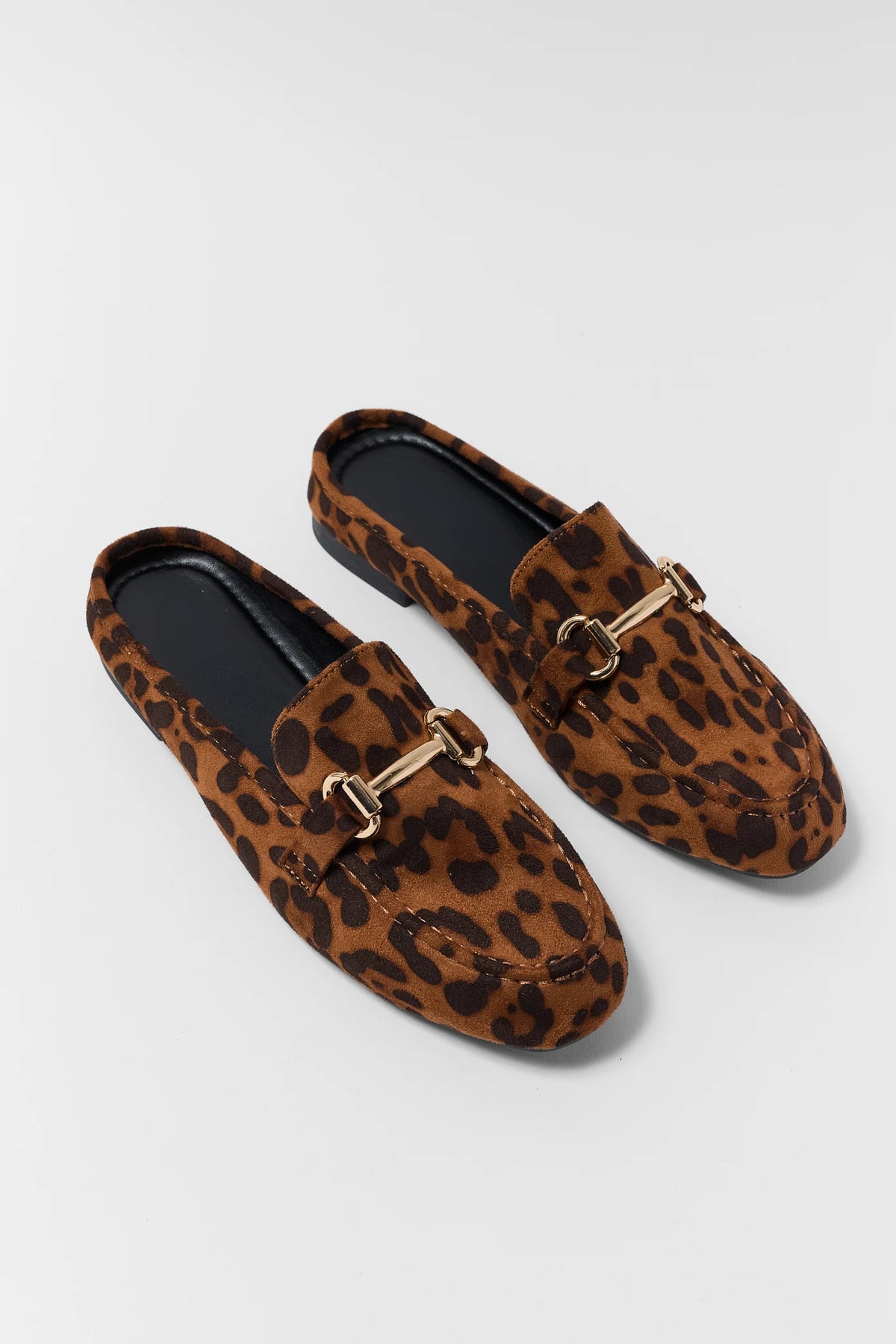 Leopard Loafer Mule