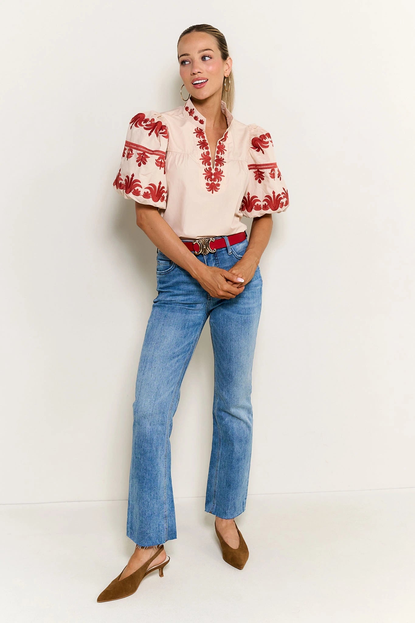 Lyla Top- Cream