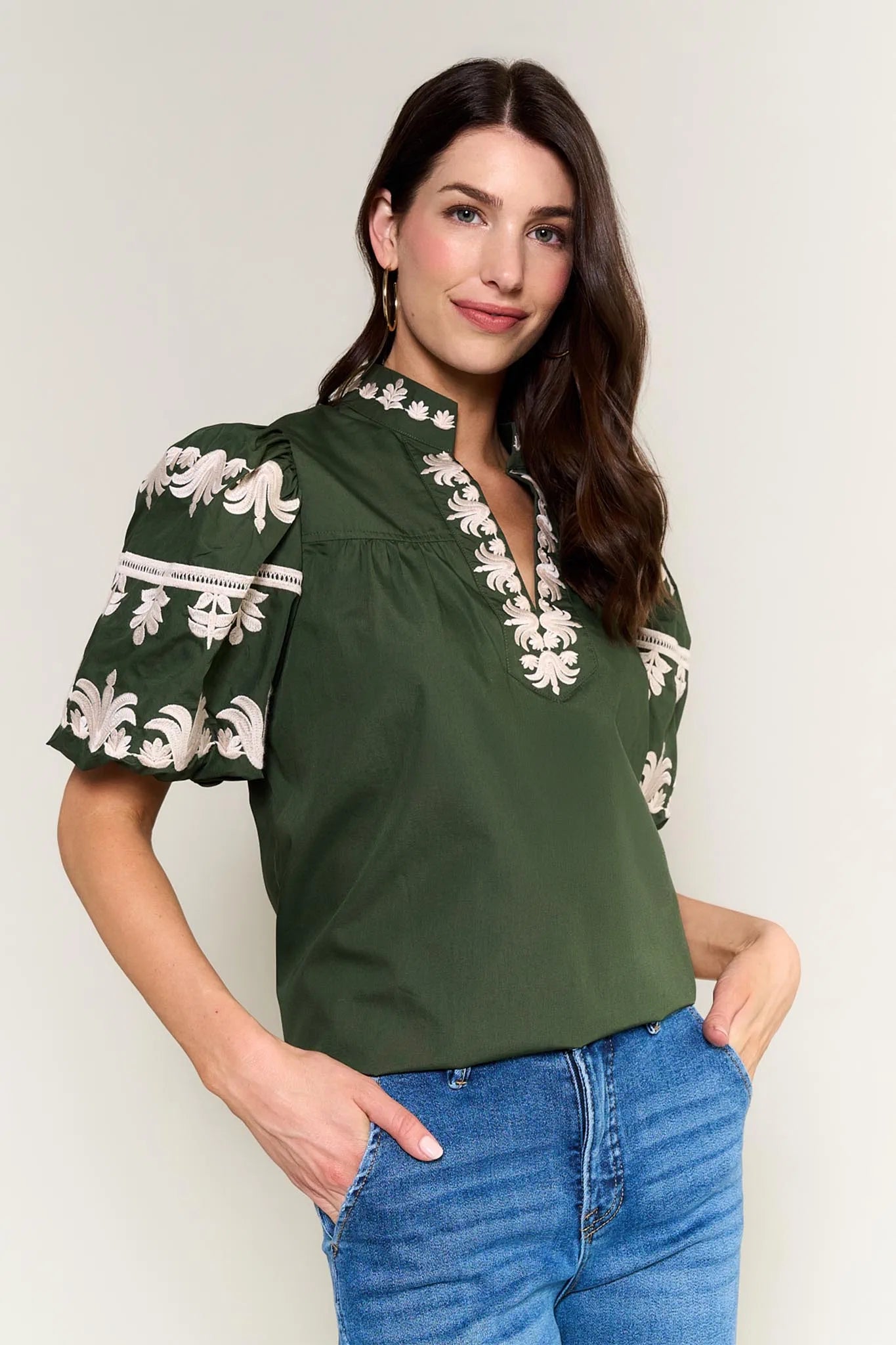 Lyla Top- Green
