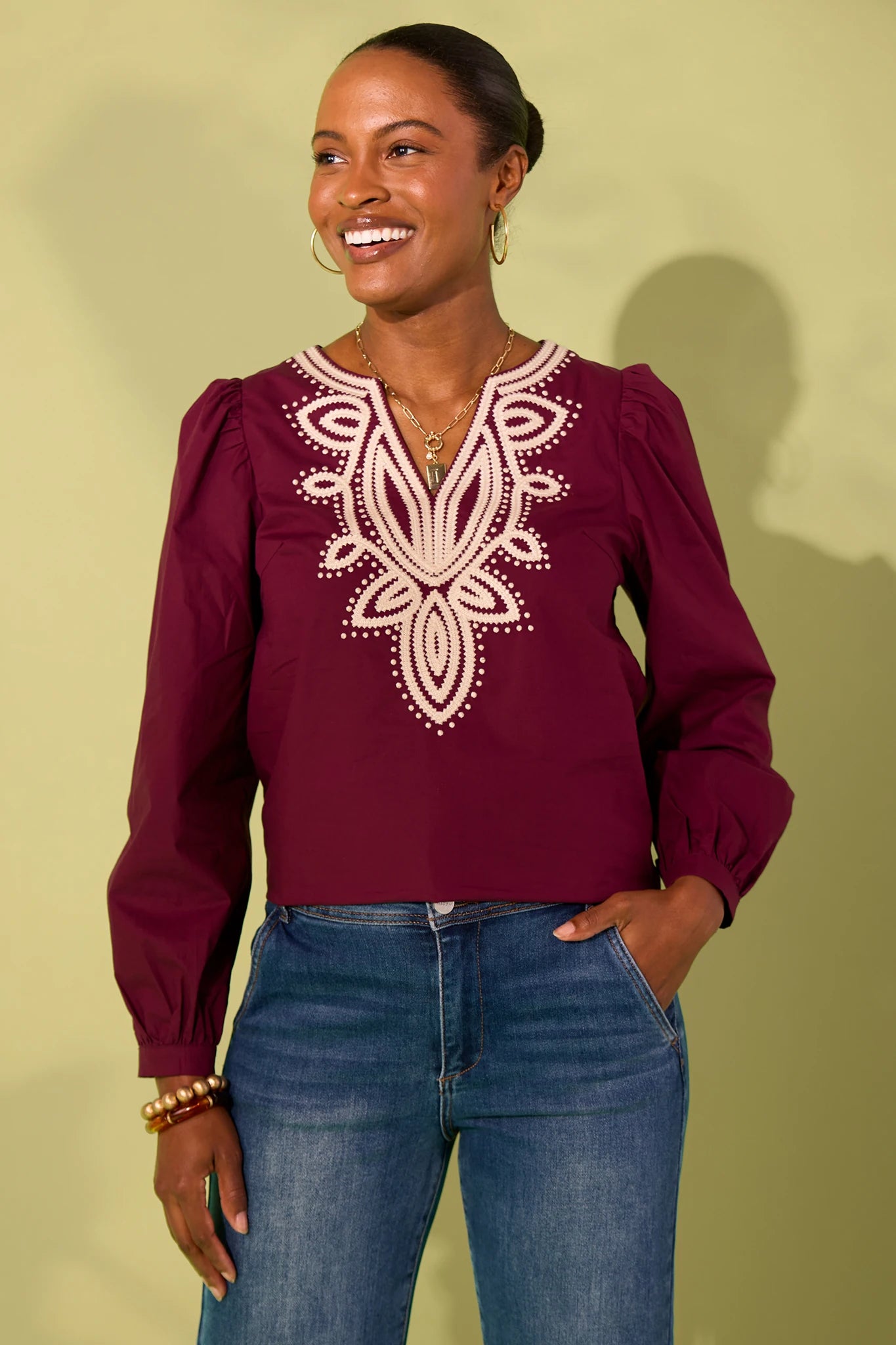 Murray Top- Maroon