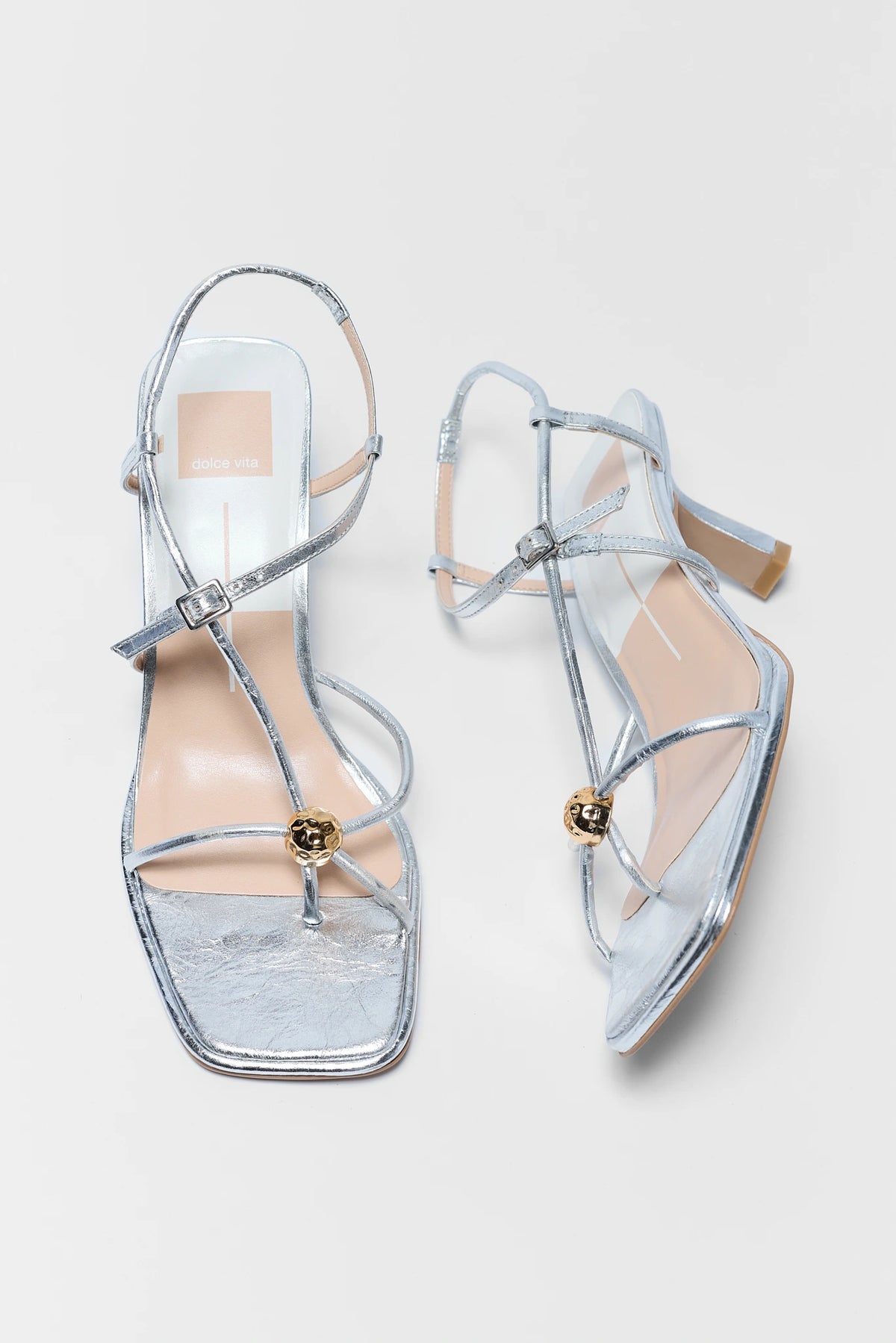 Women's Silver Kitten Heels | Avara | Avara