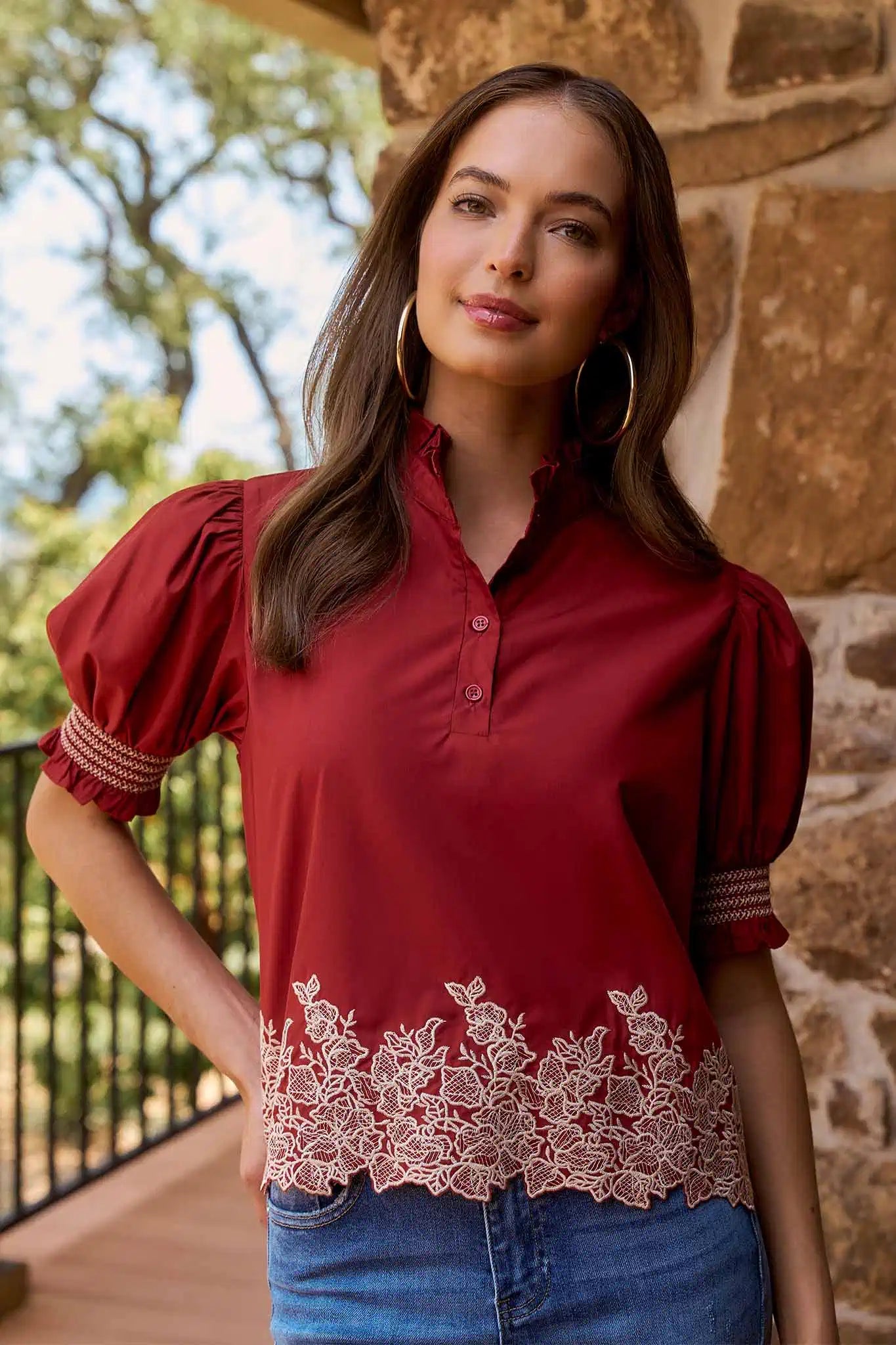 Prudence Top- Red