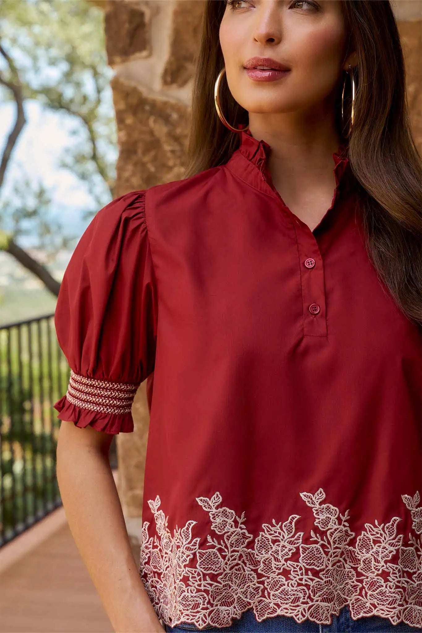 Prudence Top- Red
