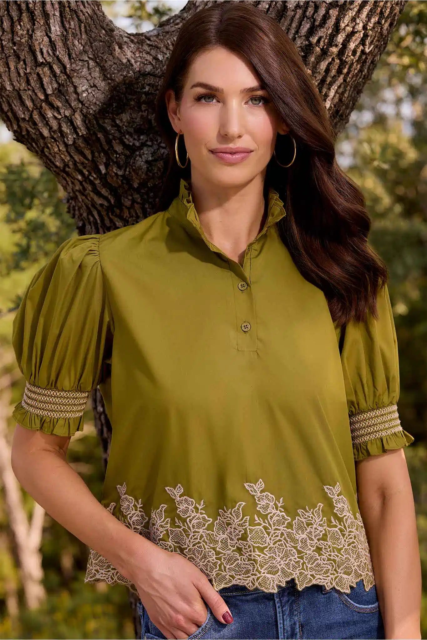 Prudence Top- Olive