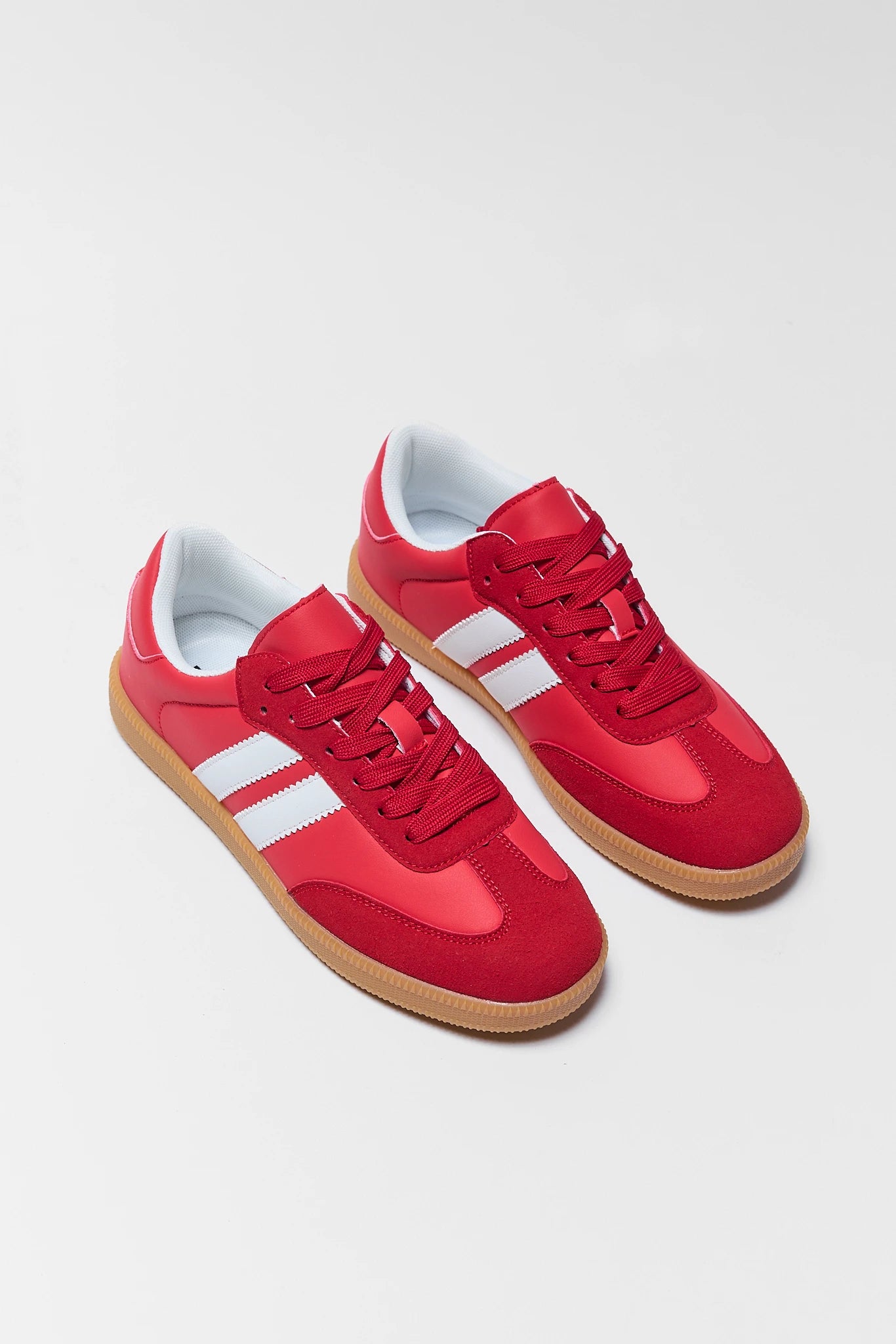 Red Contrast Stripe Sneaker