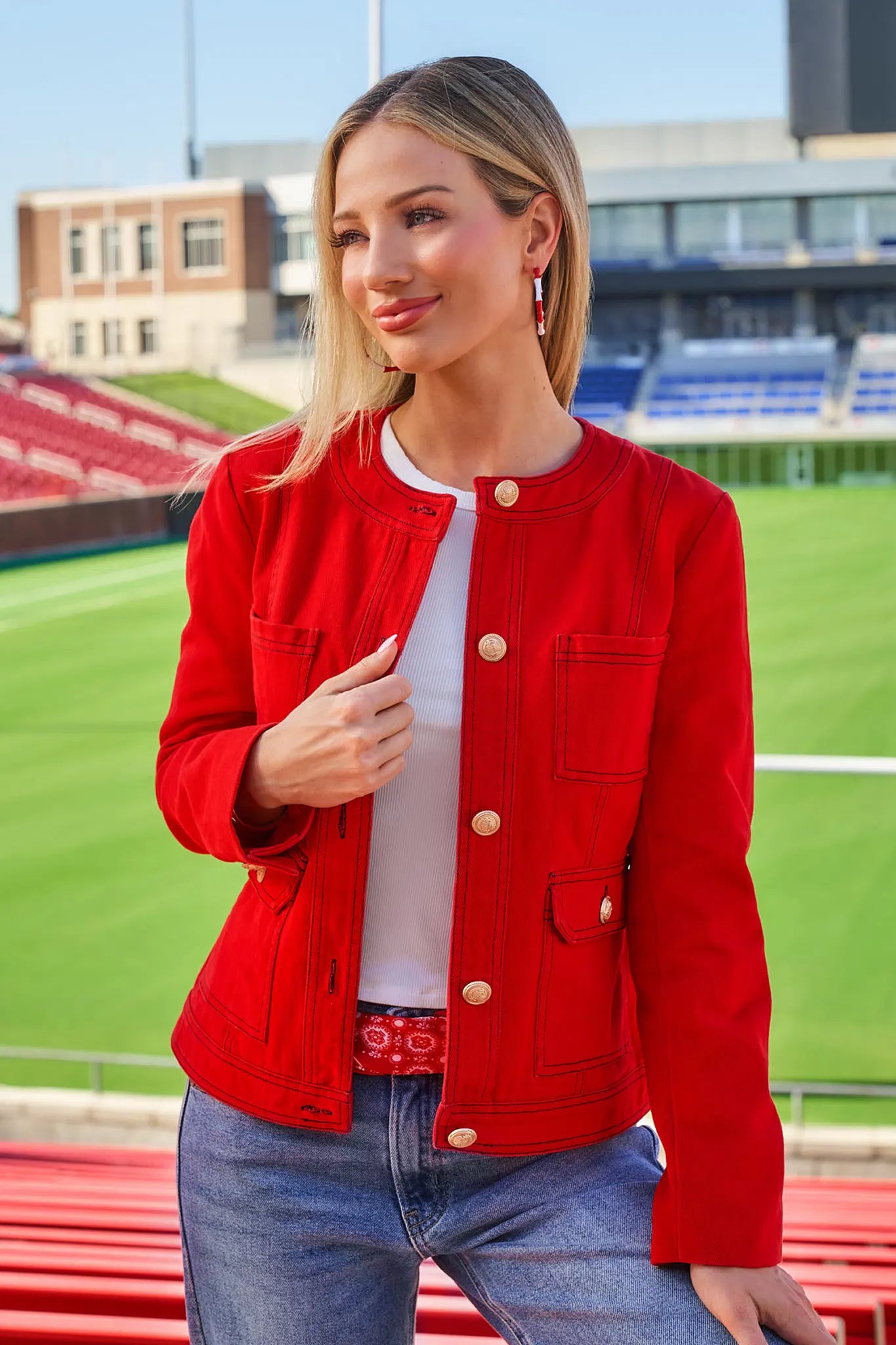 Rhodes Jacket- Red