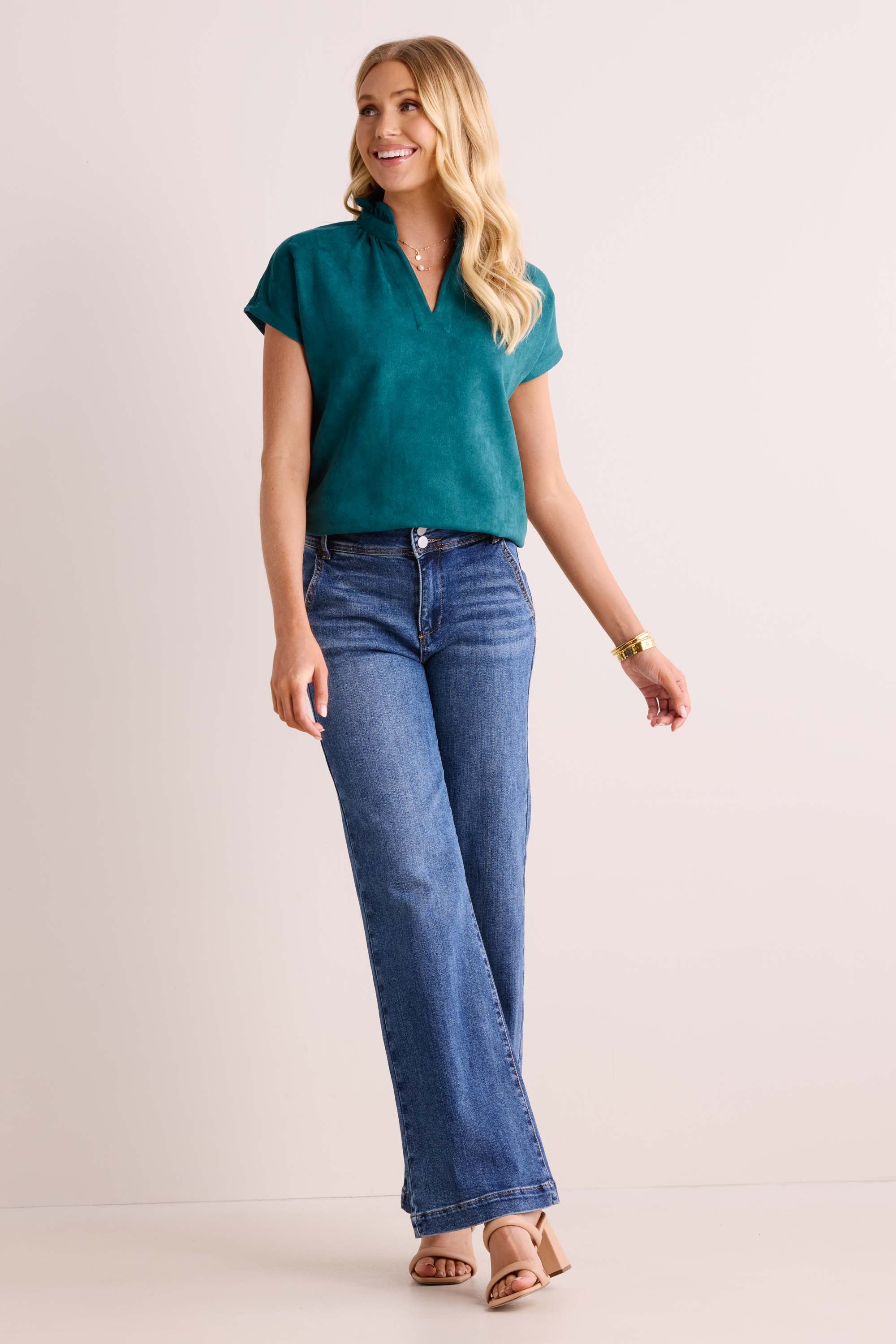 Kasey Top- Teal