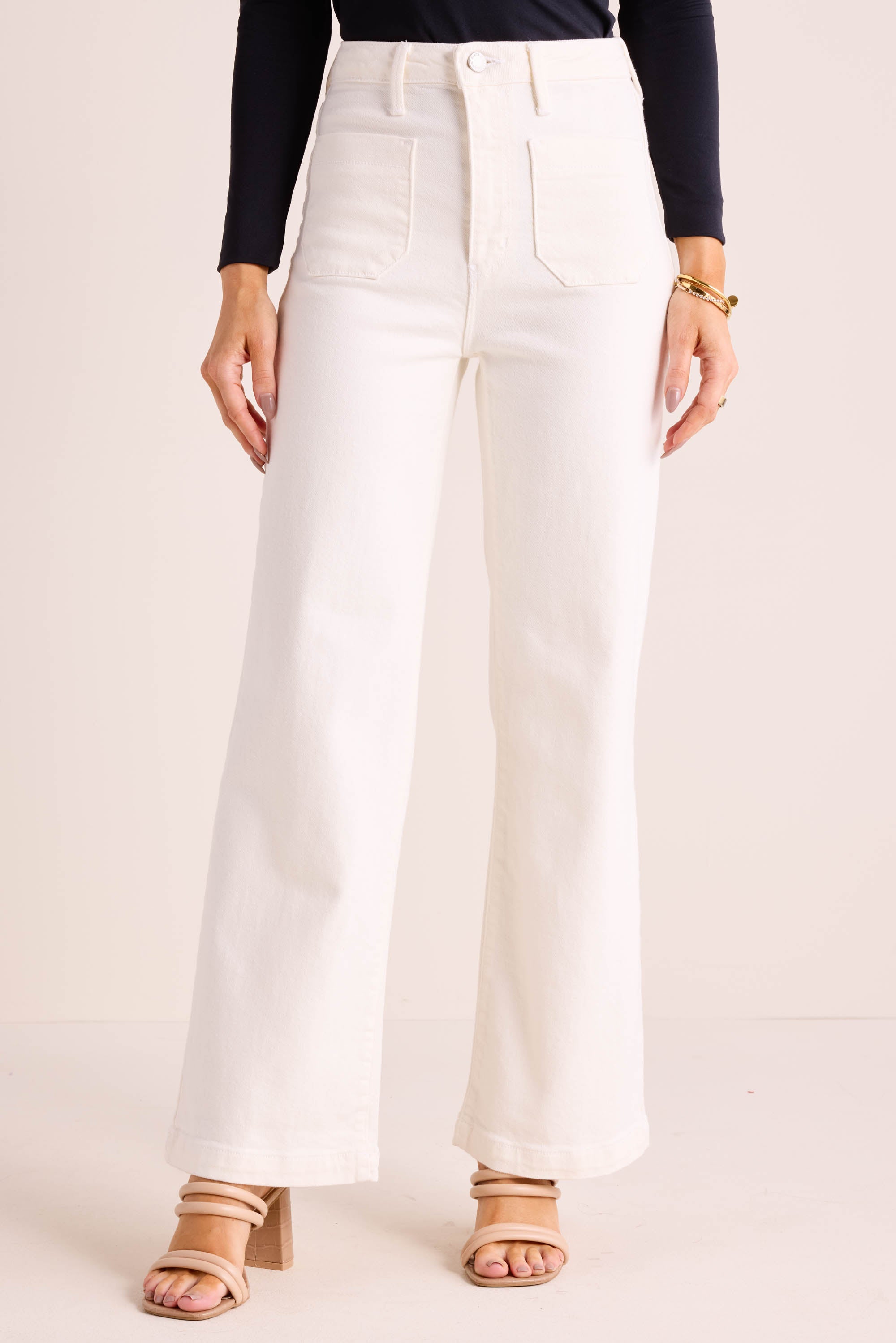 Kimberly Jeans- White