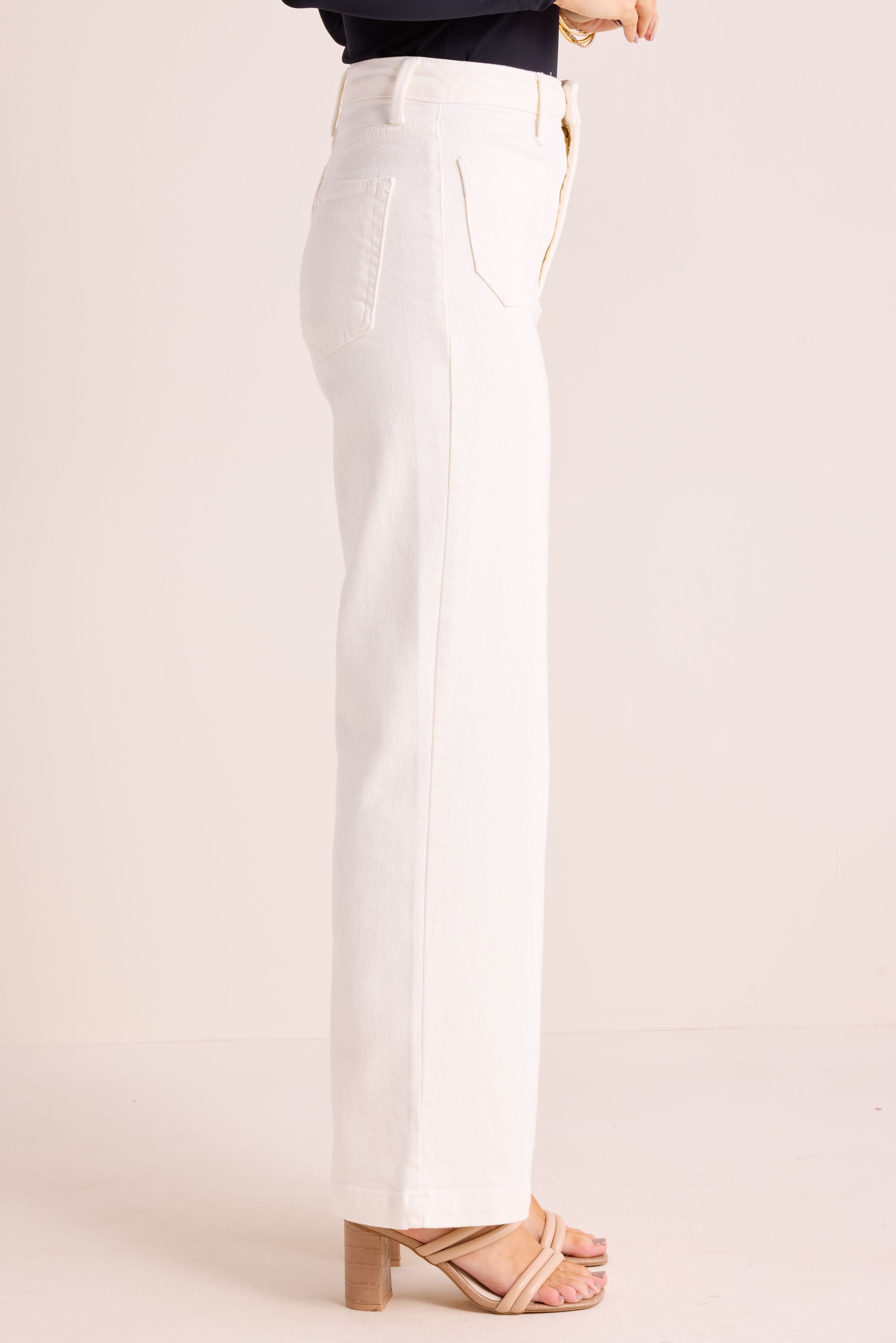 Kimberly Jeans- White