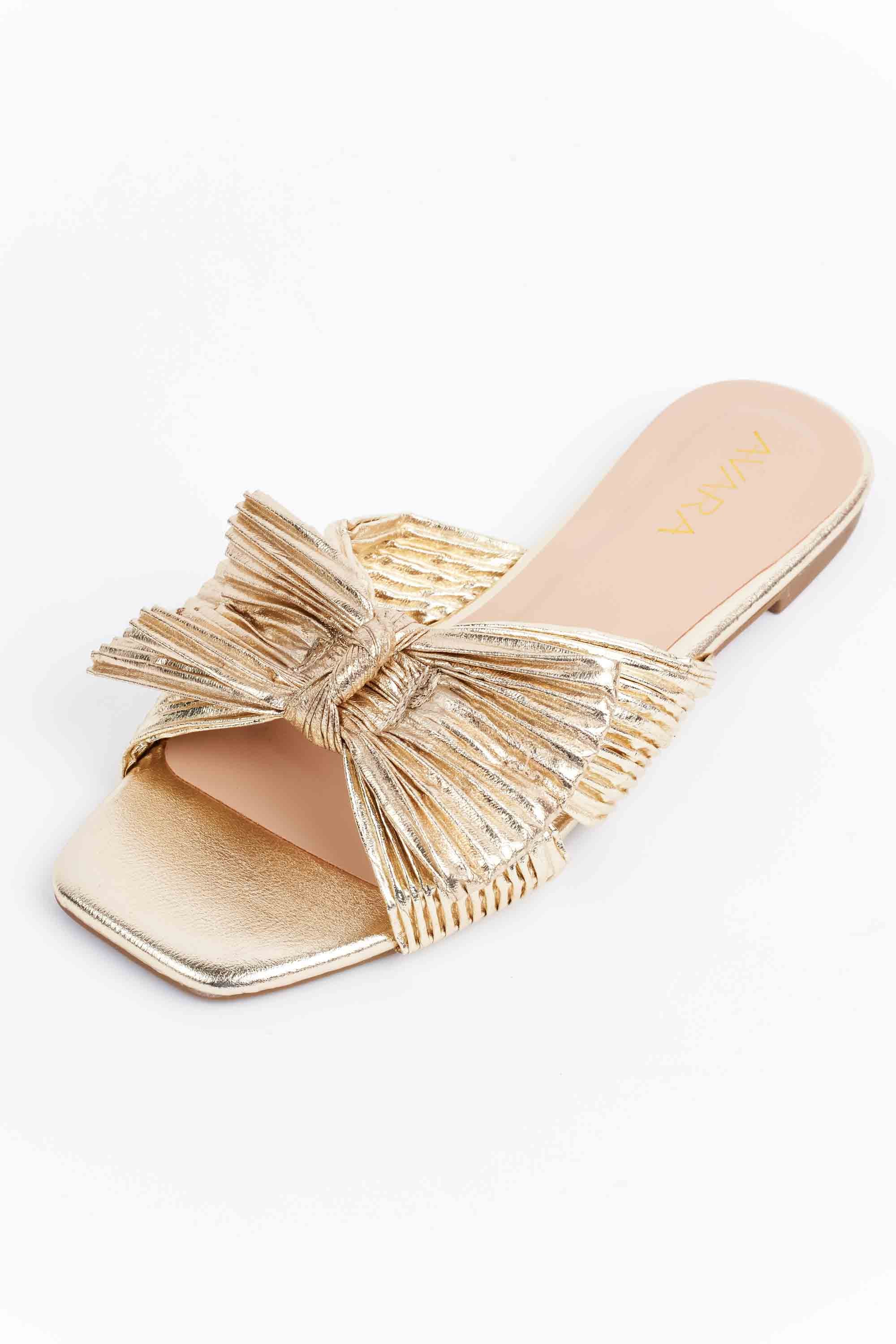 Ariel Sandals- Gold