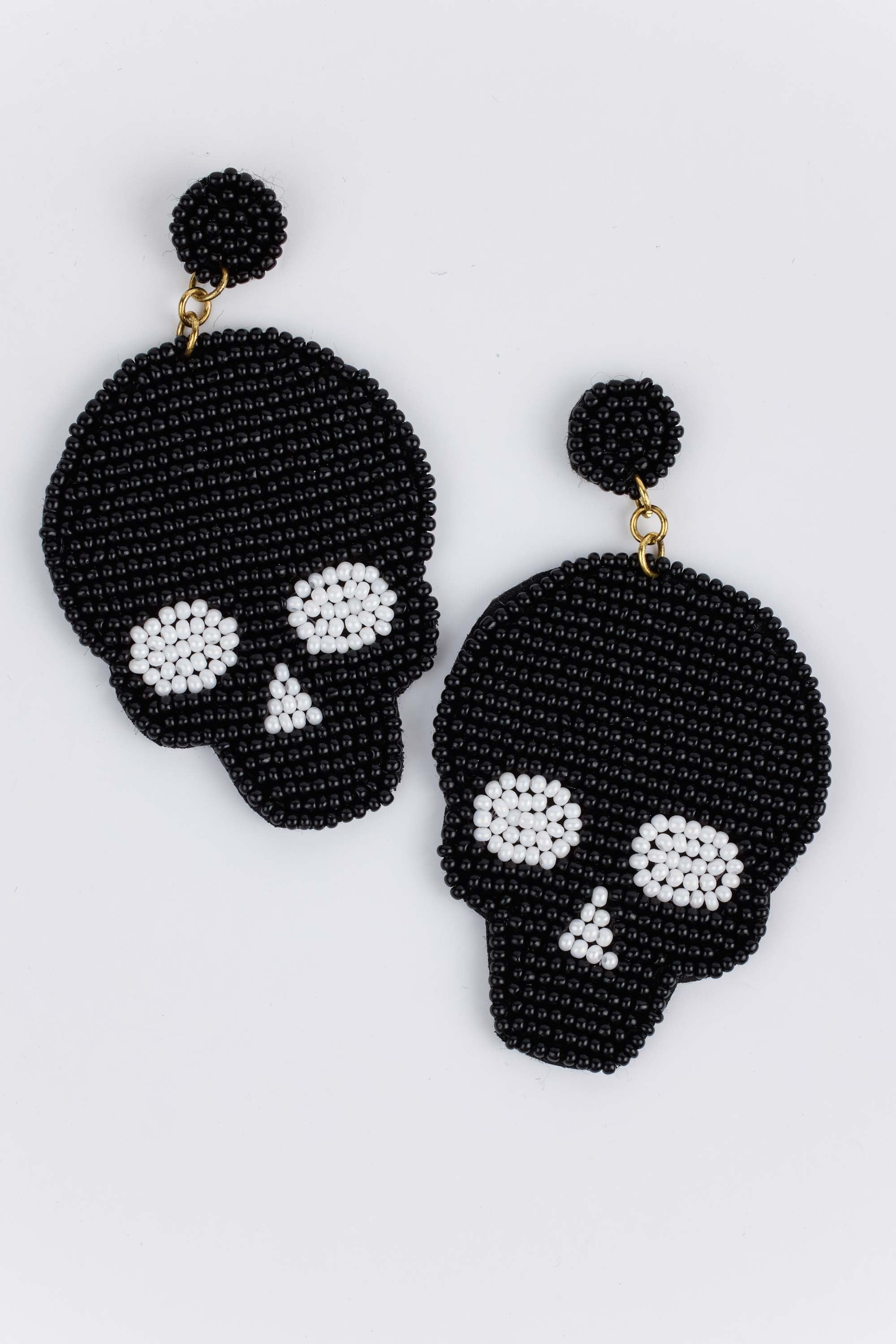 Halloween Skull Drop Earrings