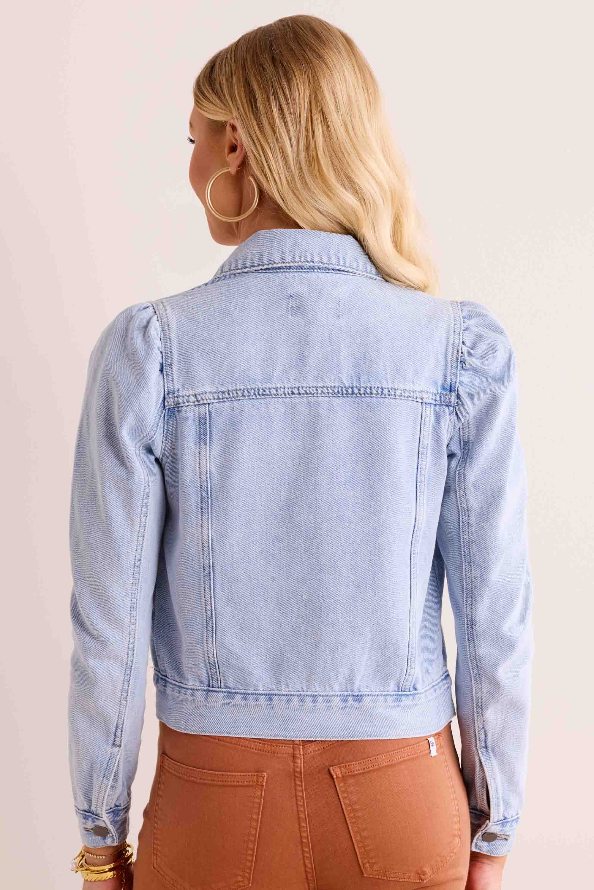 Roxanna Denim Jacket- Light Wash