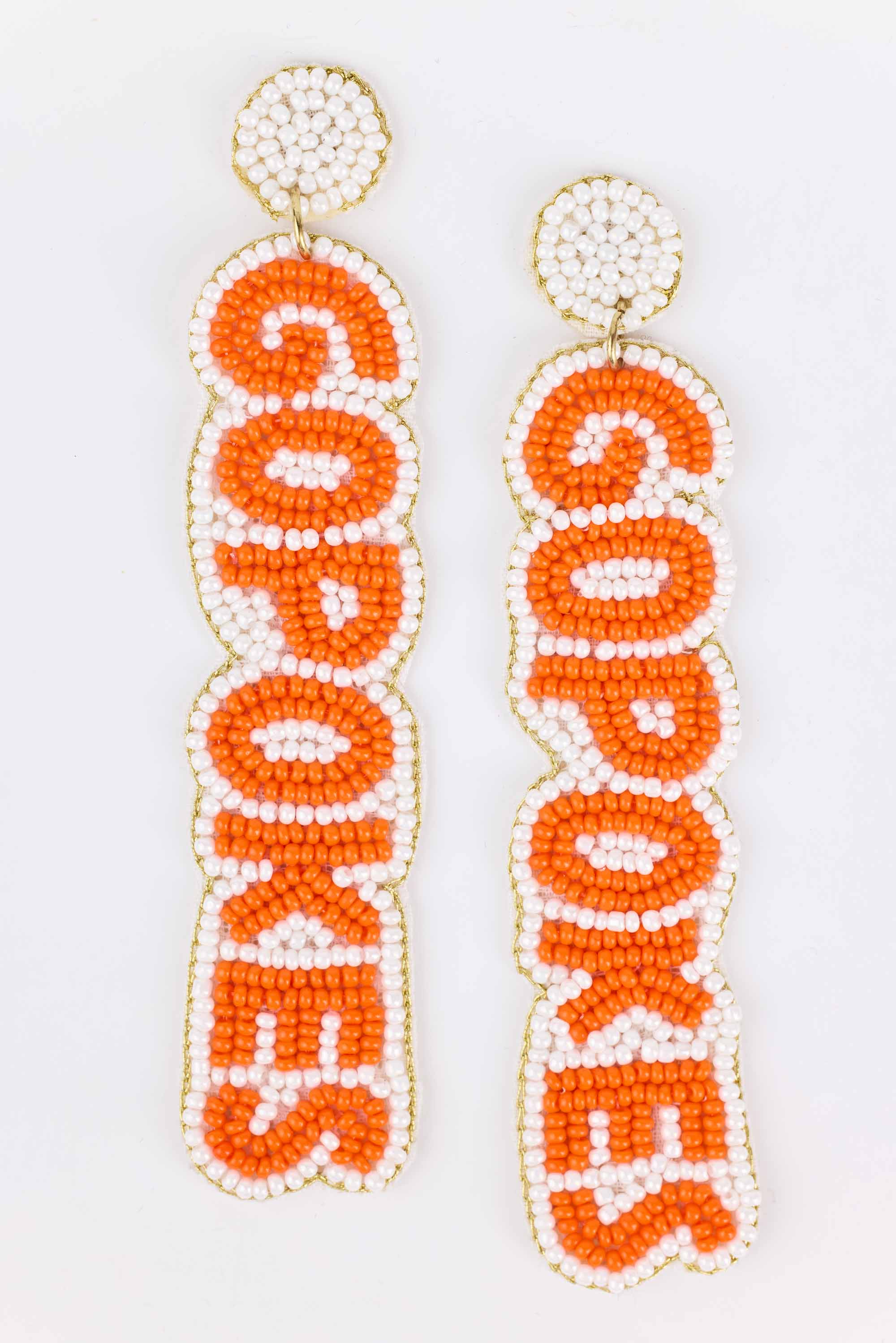 OSU Beaded Earrings by Treasure Jewels