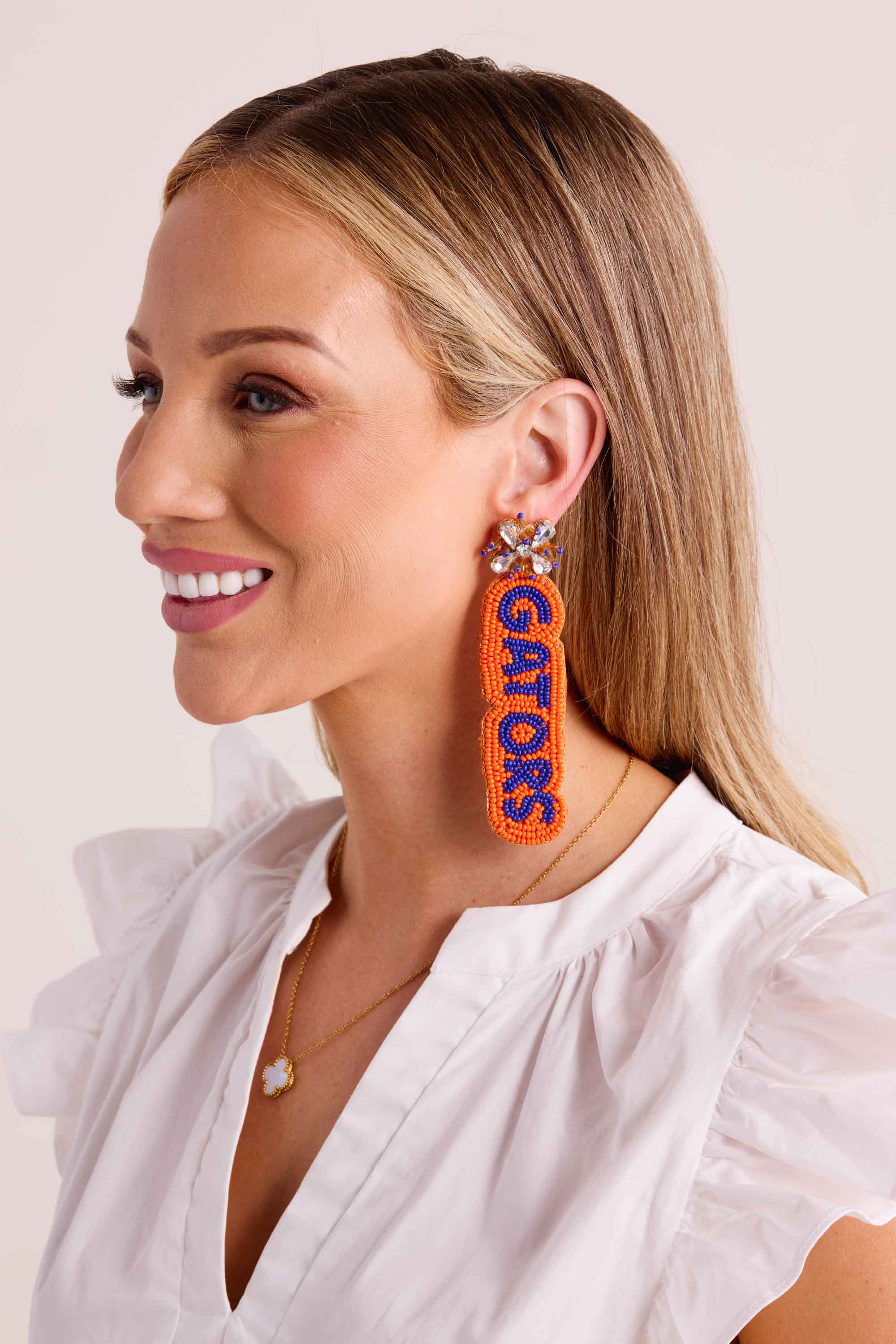 Florida Beaded Earrings by Treasure Jewels