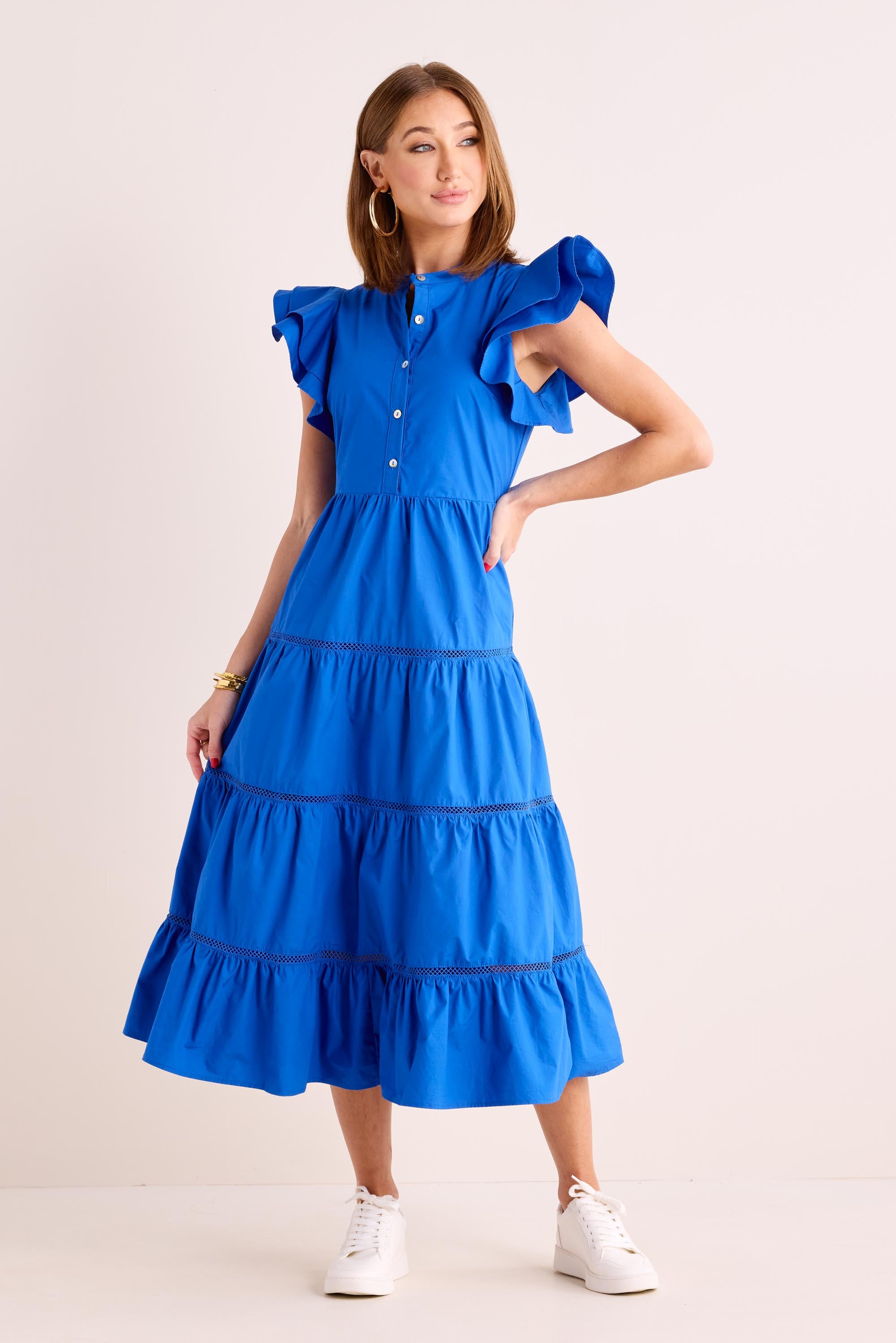 Lorraine Dress- Blue