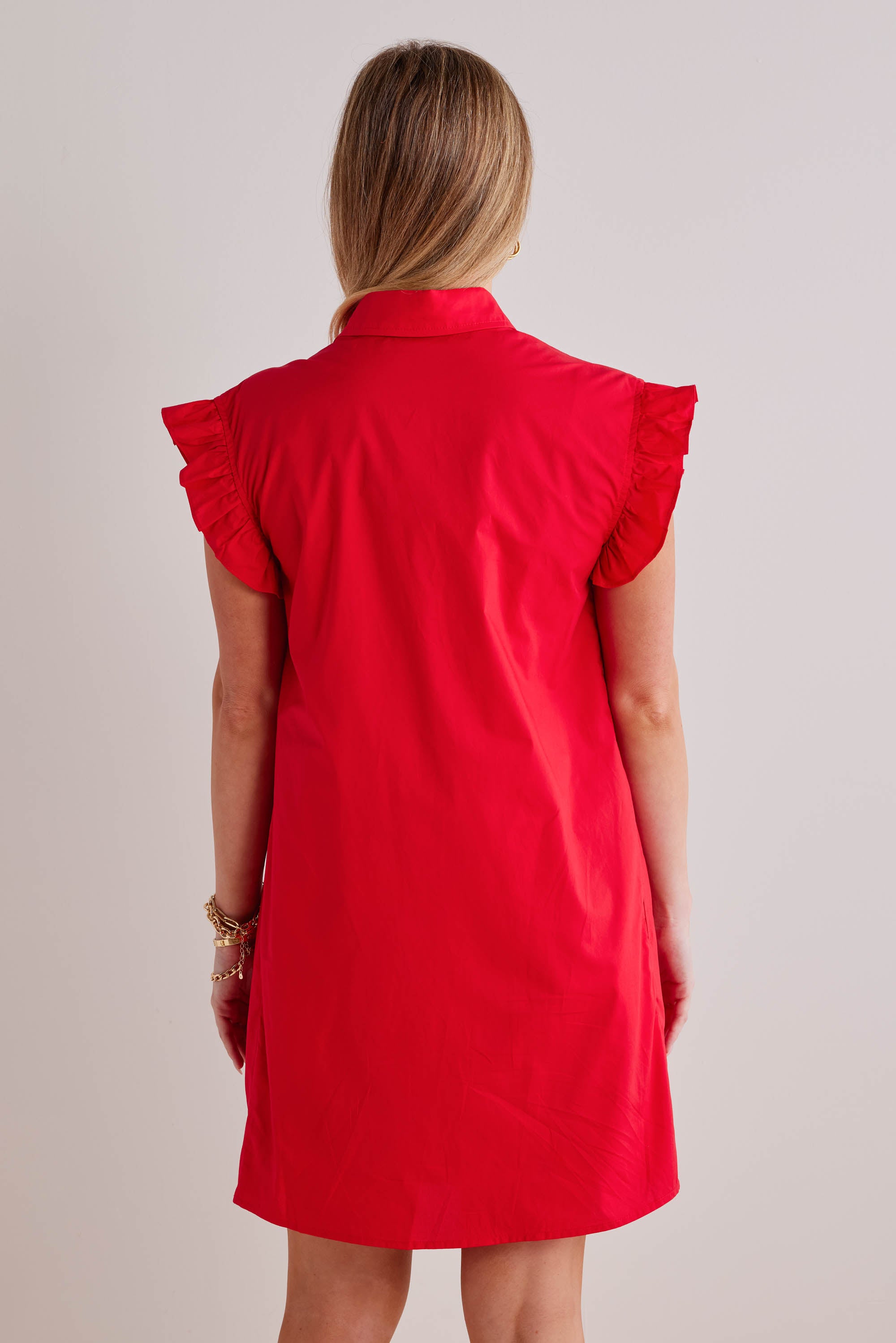 Neacie Dress- Red