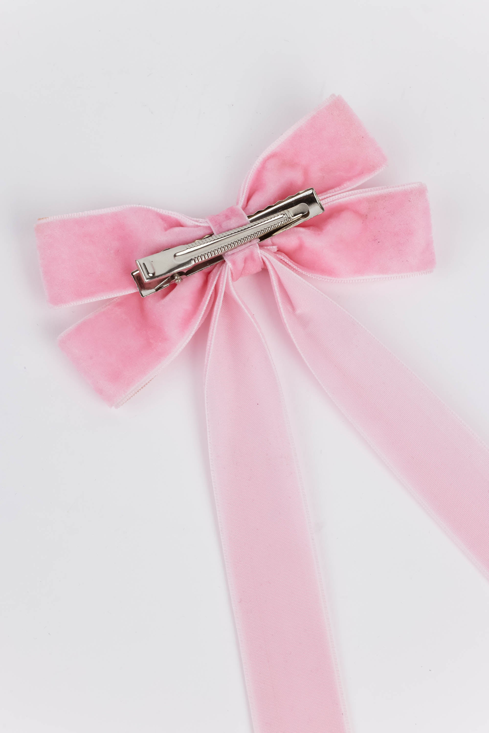 Lizzie Bow Clip- Pink