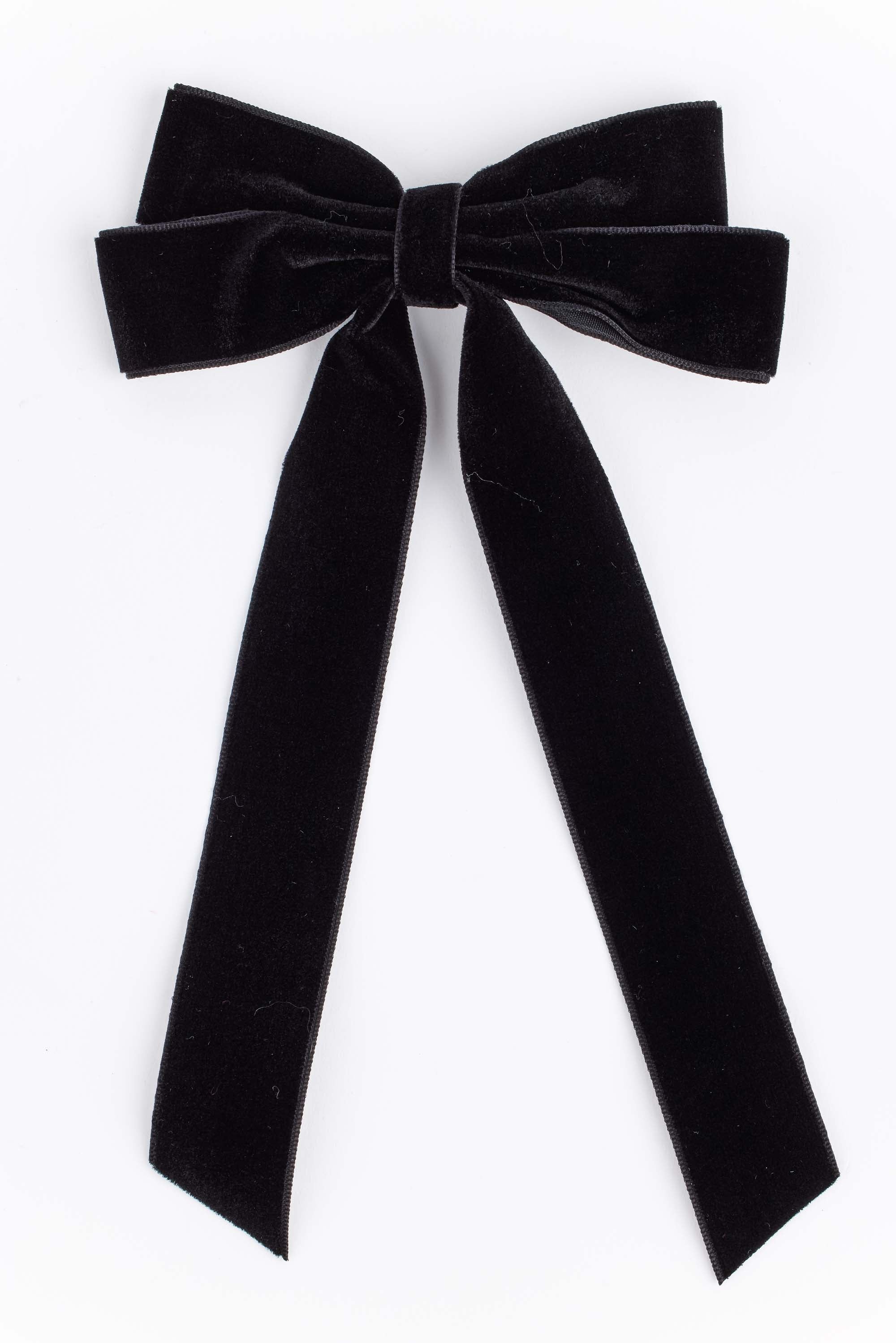 Lizzie Bow Clip- Black