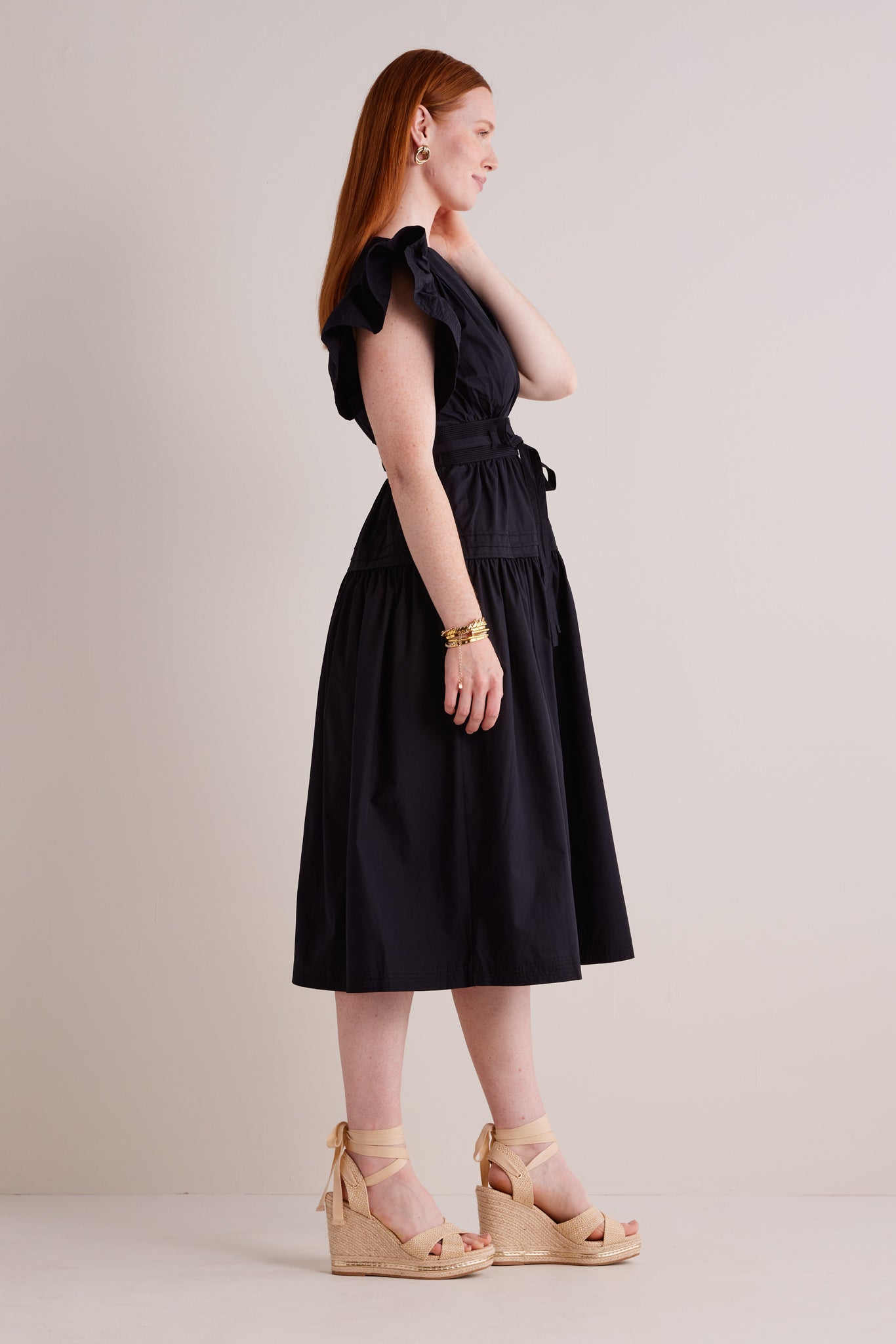 Amalia Dress- Navy