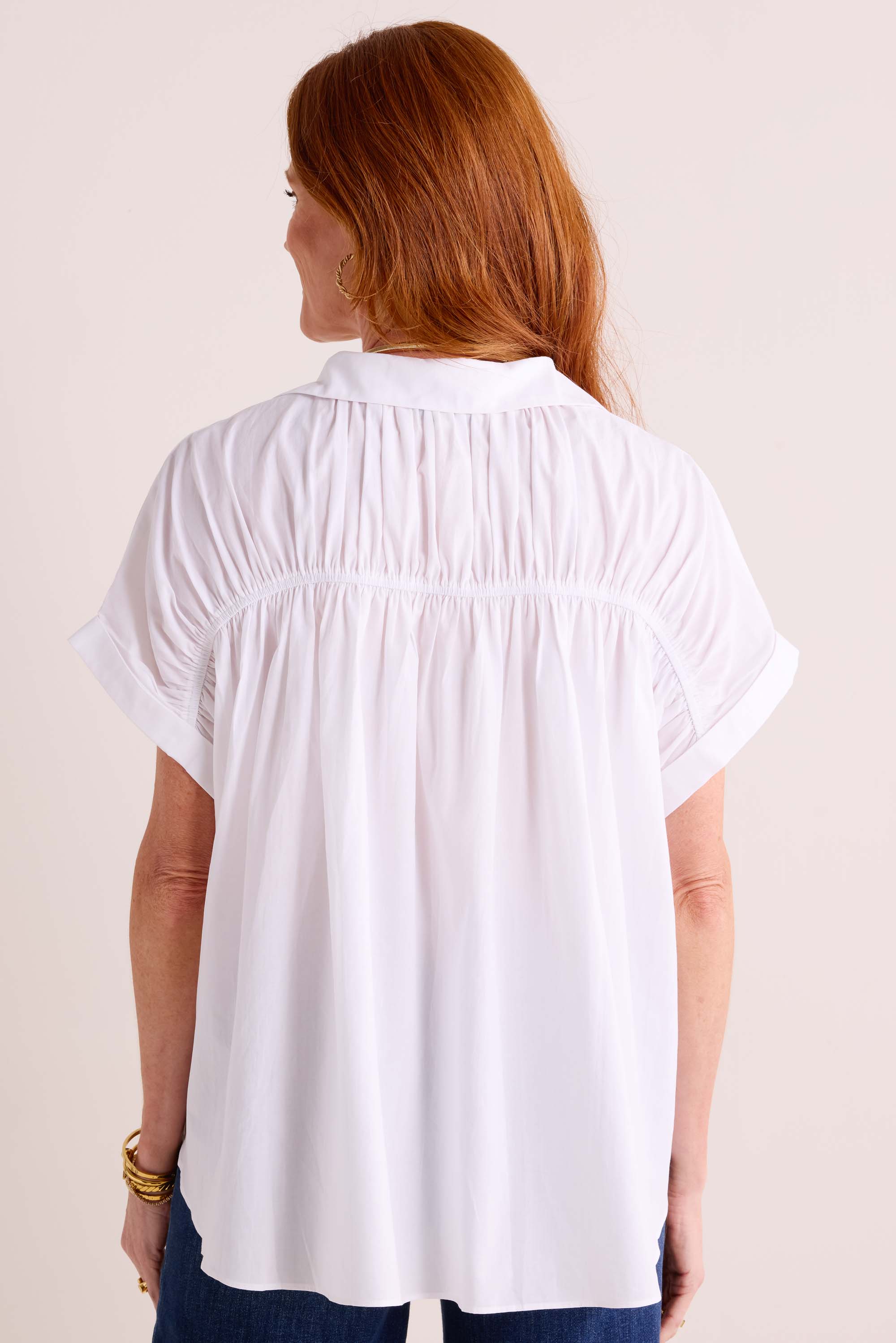 Brie Top- White