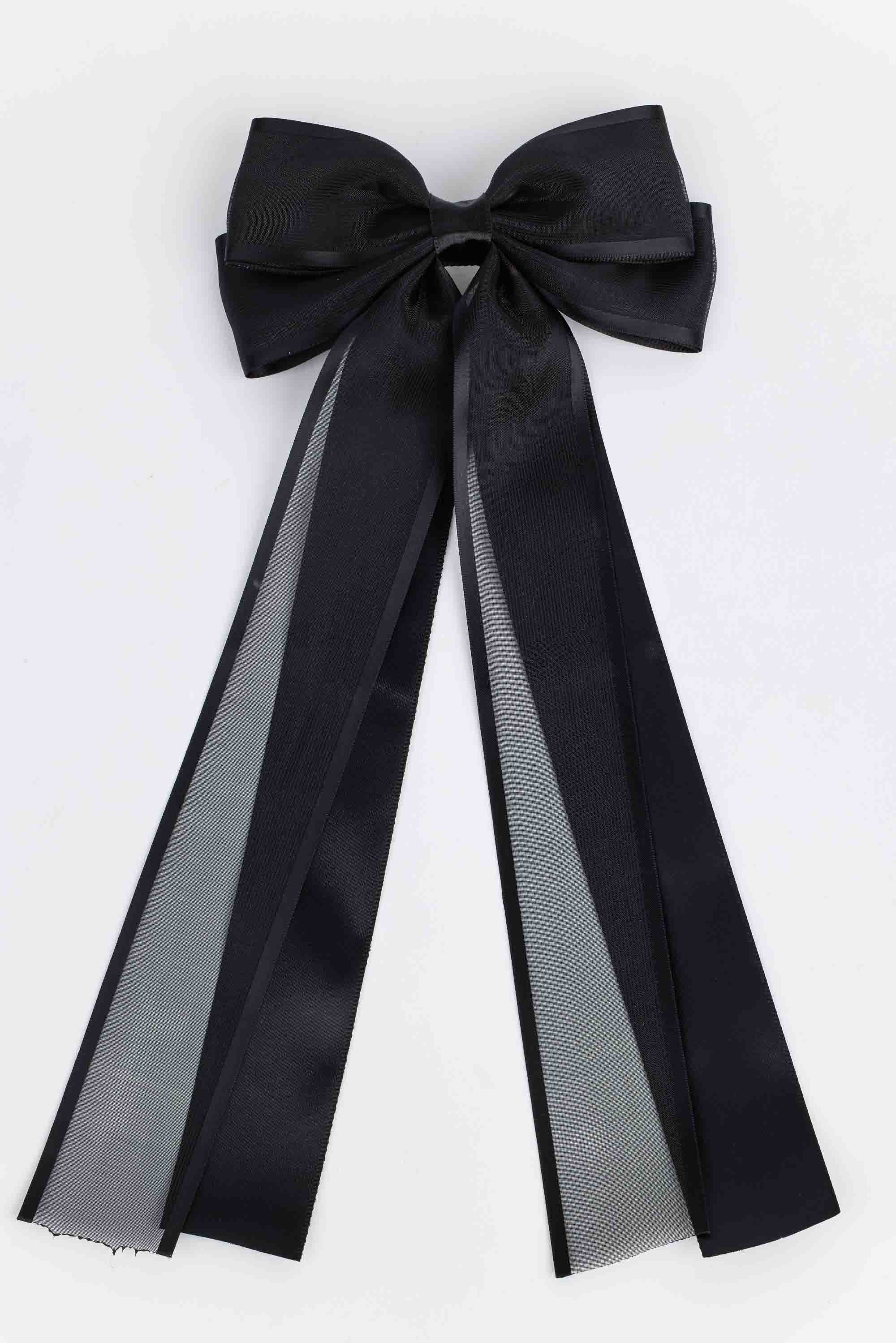 Sylvie Bow Clip- Black