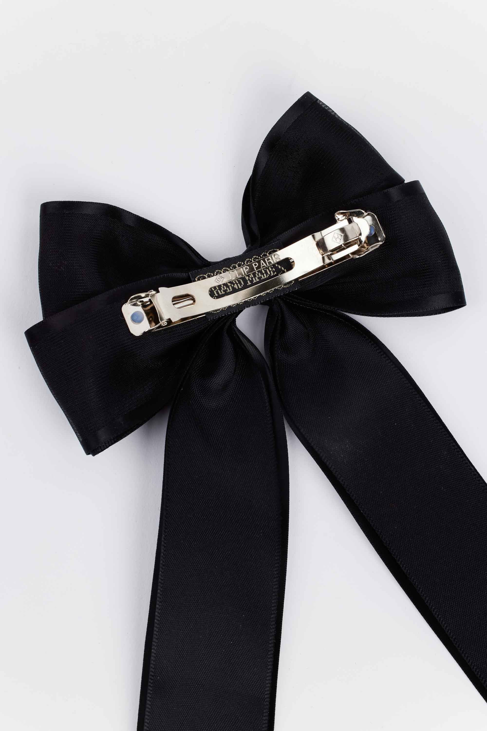 Sylvie Bow Clip- Black