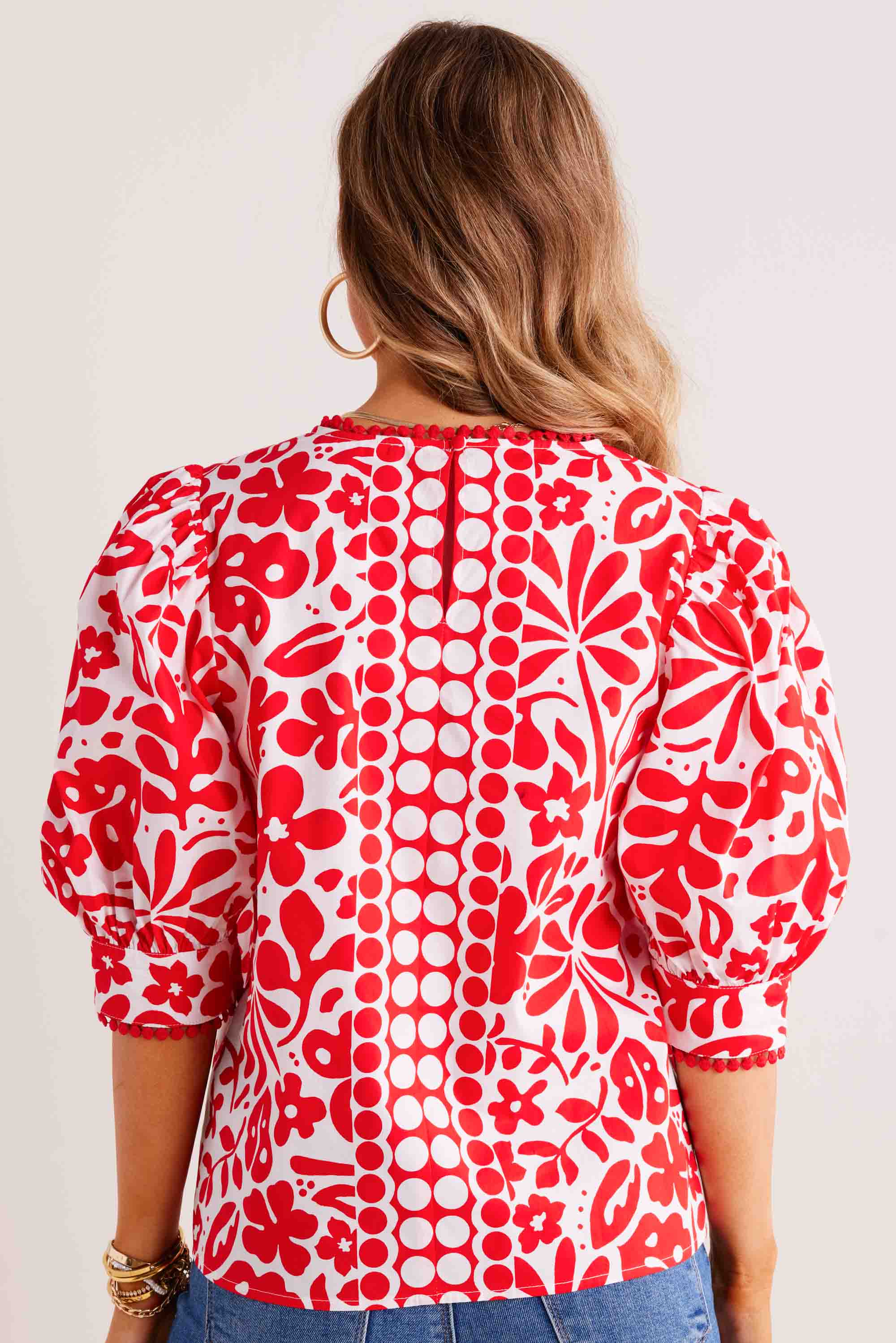 Brady Top- Red