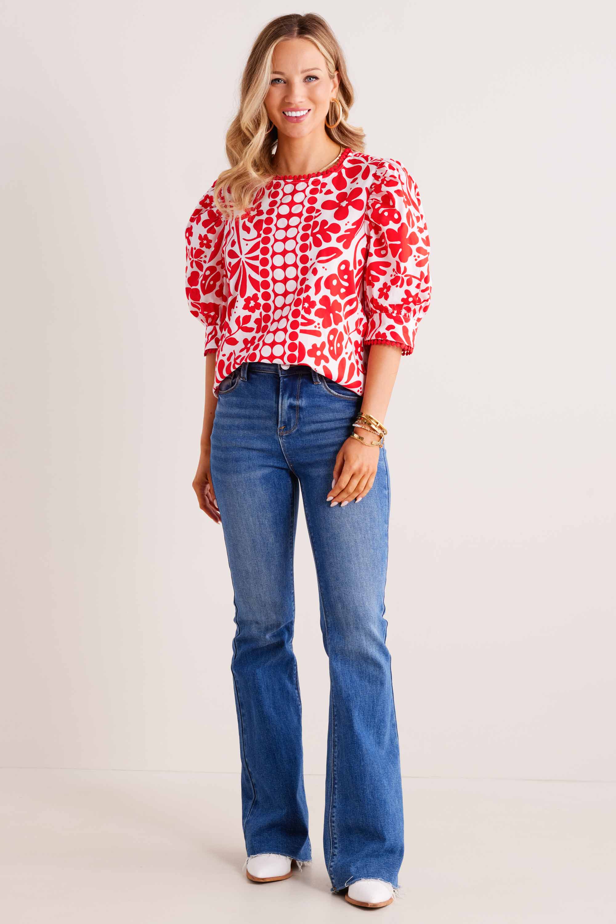 Brady Top- Red